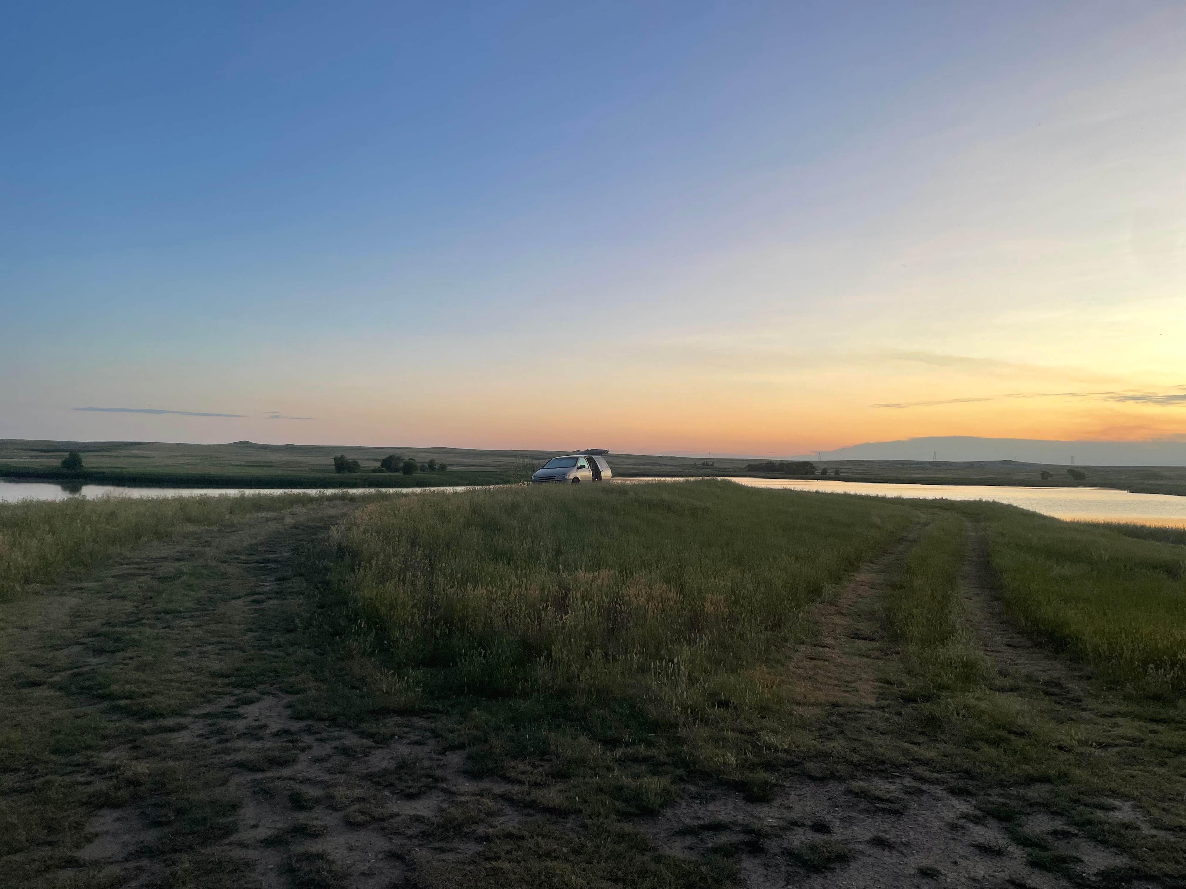 Truly W.'s photo of a dispersed camping area at Limestone Butte Resevoir Dispersed near Harrison, NE