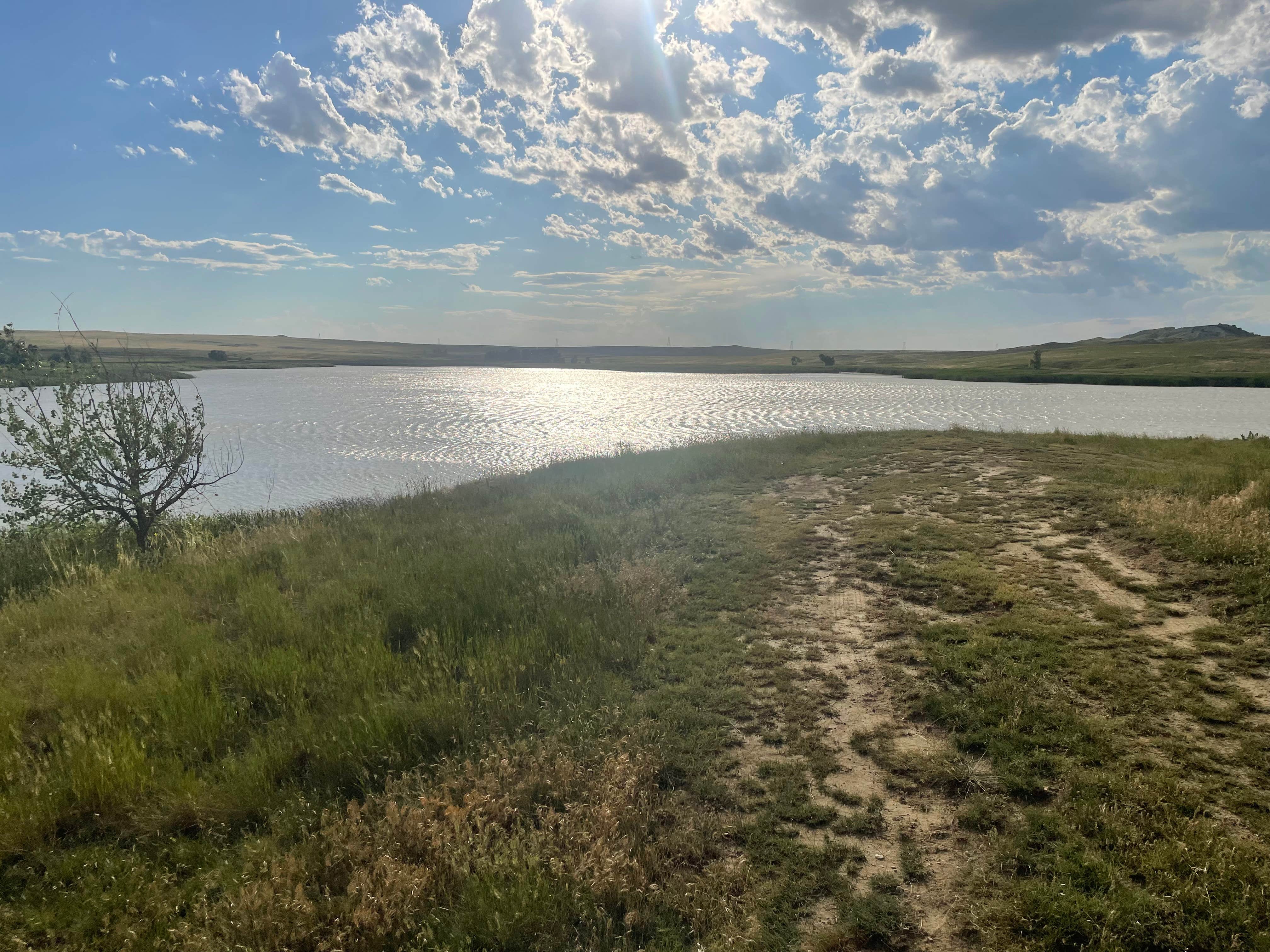 Camper-submitted photo at Limestone Butte Resevoir Dispersed near Harrison, NE