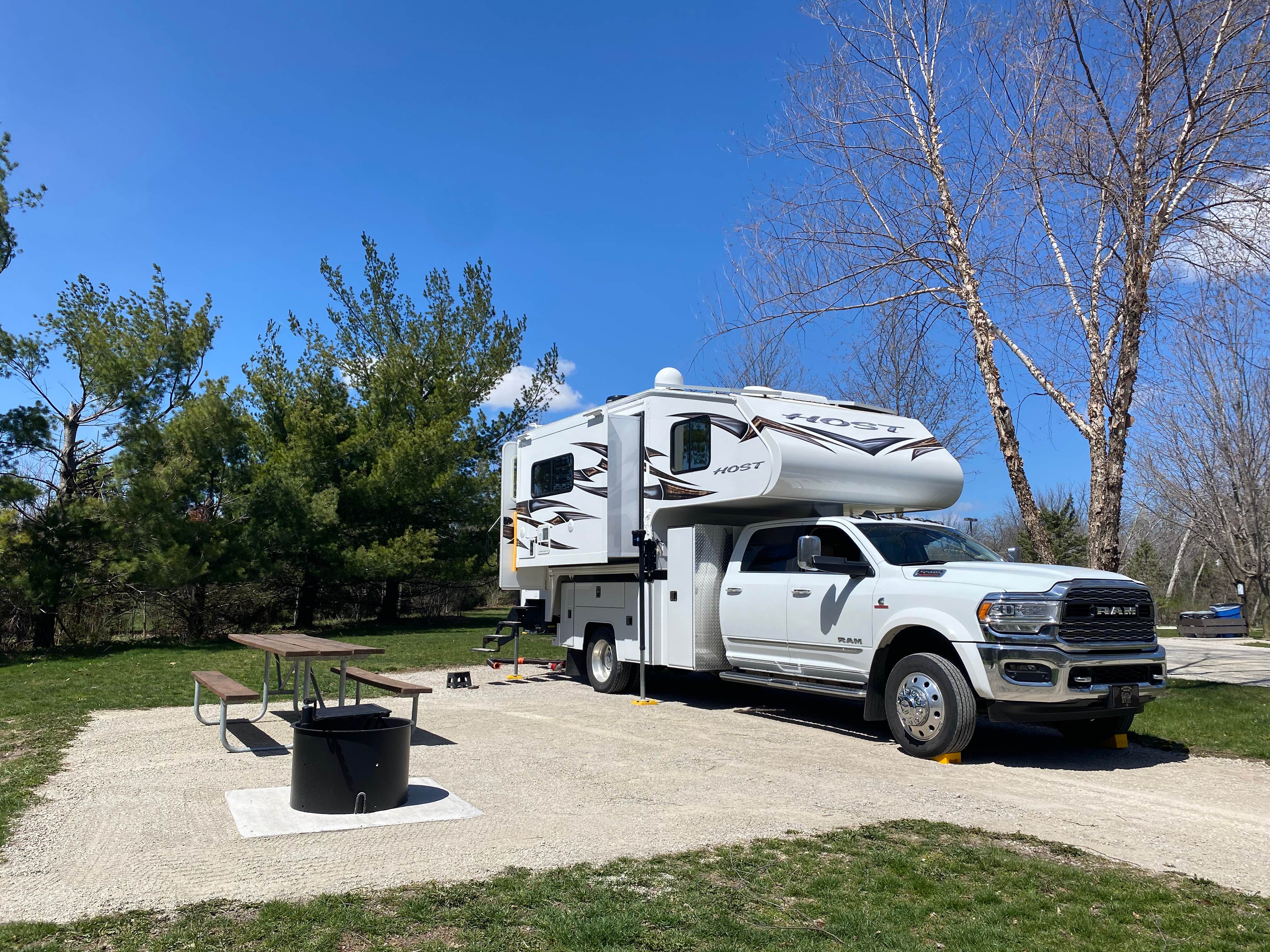 Amy B.'s photo of rv camping at Linn County Park Morgan Creek Campground near Homestead, IA