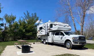 Camping near Wanatee Park (formerly Squaw Creek): Linn County Park Morgan Creek Campground, Atkins, Iowa