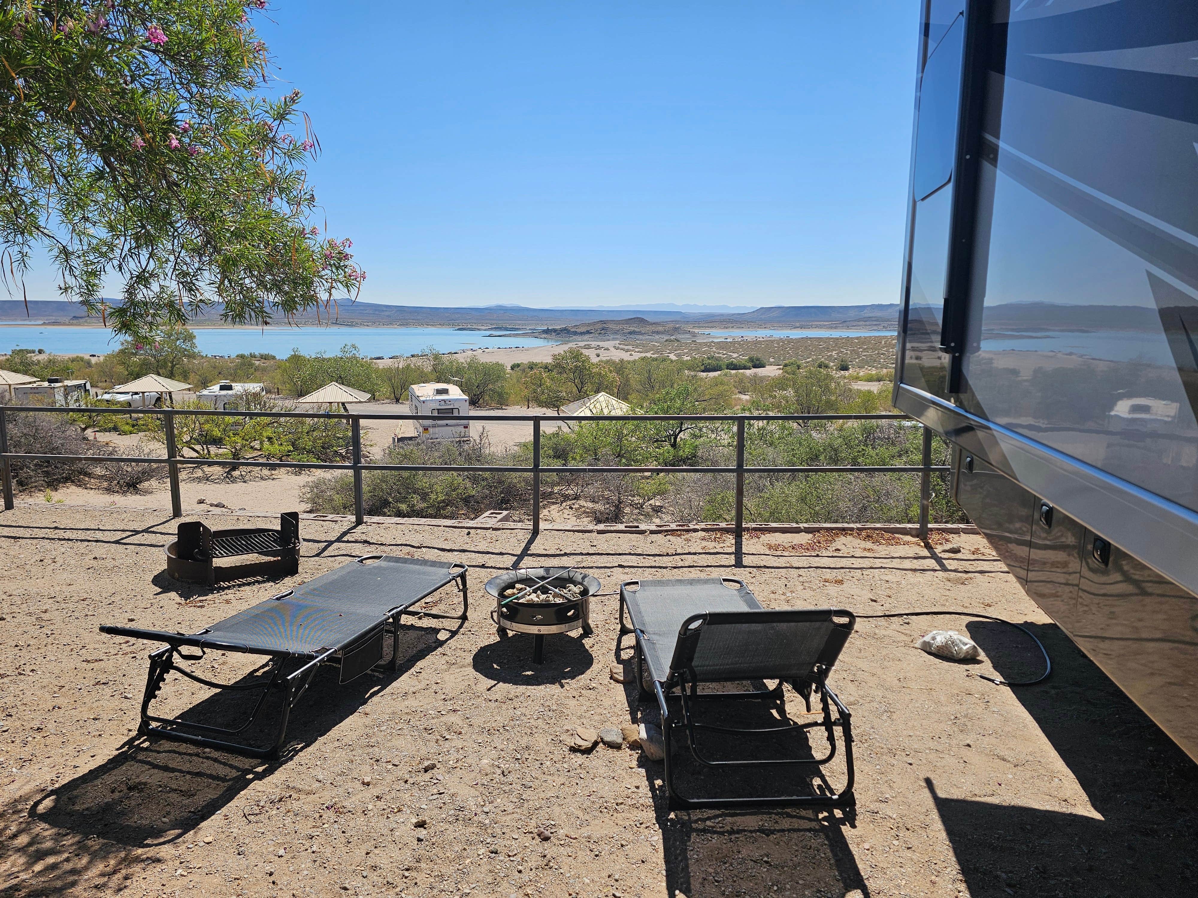 Camper-submitted photo at Lions Beach Campground — Elephant Butte Lake State Park near Elephant Butte, NM