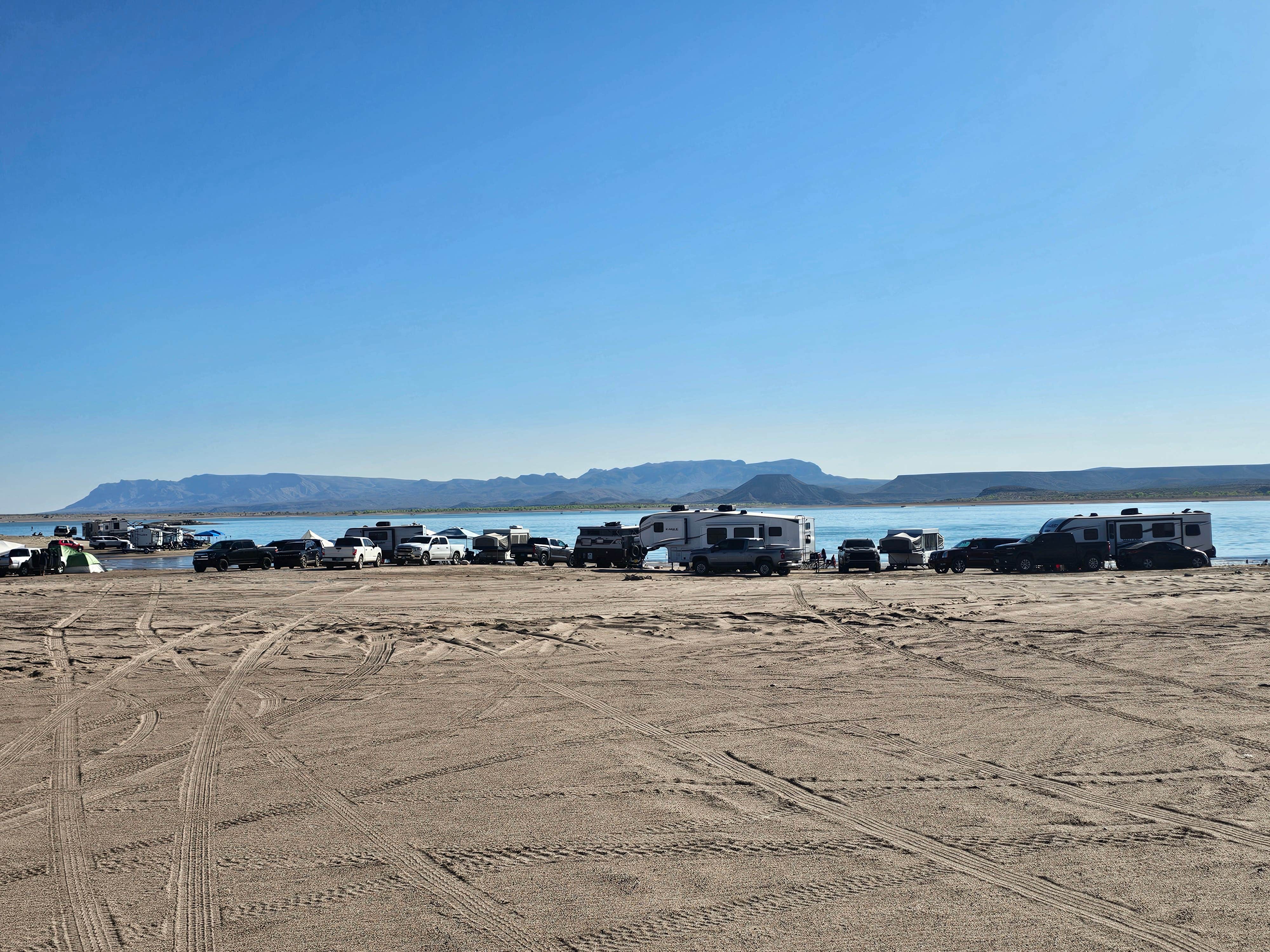 Camper-submitted photo at Lions Beach Campground — Elephant Butte Lake State Park near Elephant Butte, NM