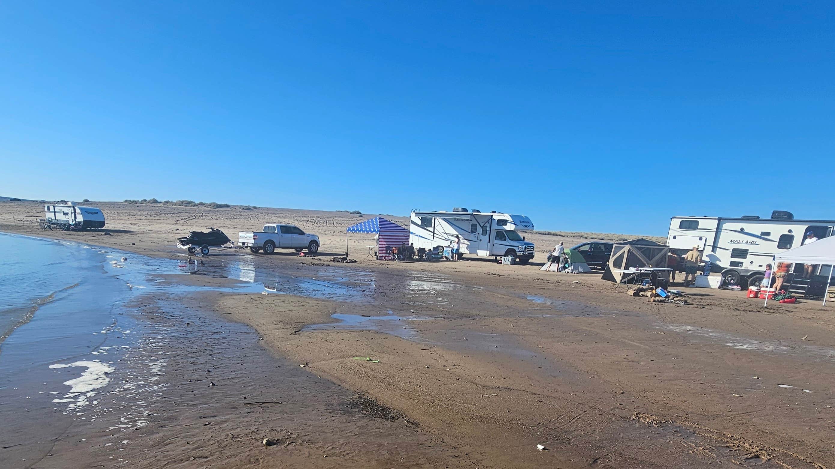 Camper-submitted photo at Lions Beach Campground — Elephant Butte Lake State Park near Elephant Butte, NM