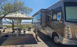 Tj R.'s photo of camping with pets at Lions Beach Campground — Elephant Butte Lake State Park near Hatch, NM