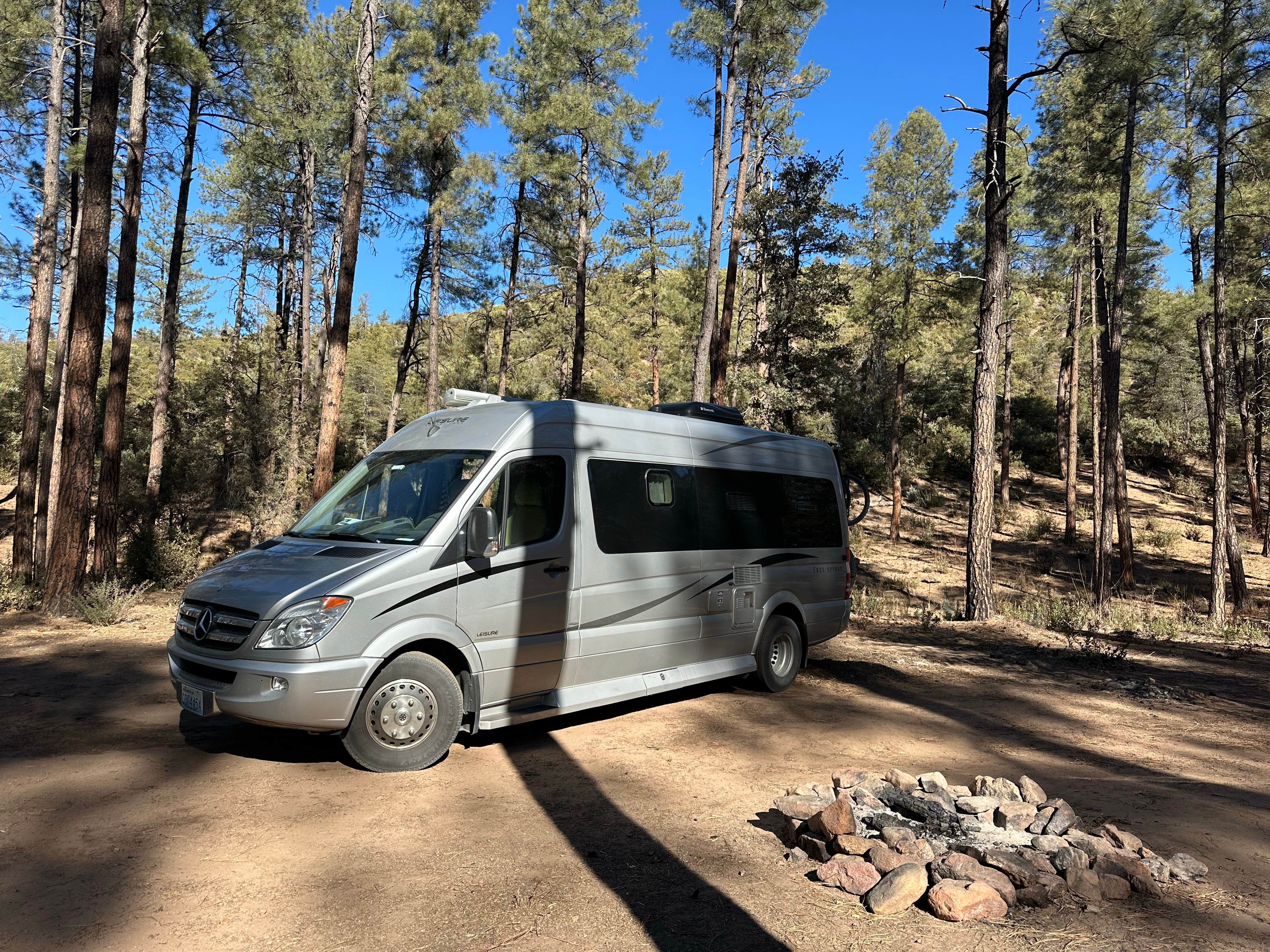 Teresa A.'s photo of rv camping at Little Green Valley - NF405A Dispersed near Kohls Ranch, AZ