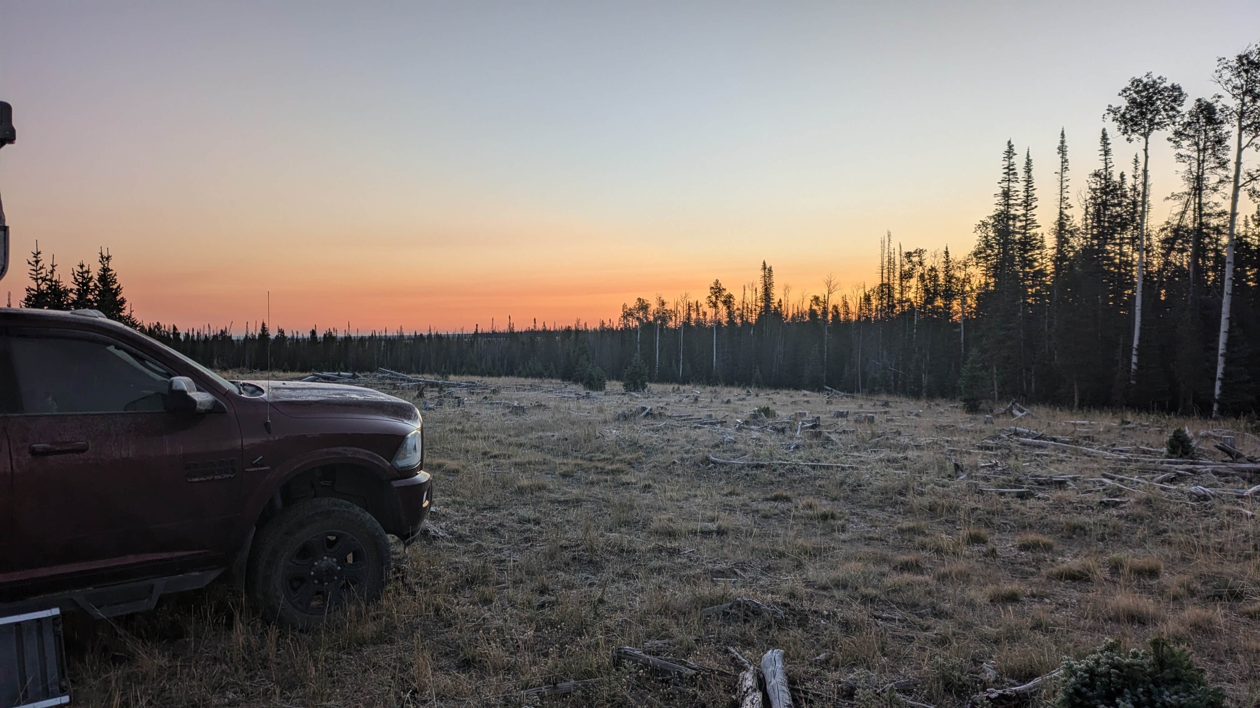 Christopher H.'s photo of a dispersed camping area at Little Mountain Dispersed Camp near Rock Springs, WY