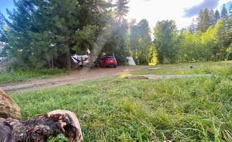 Imerie T.'s photo of a dispersed camping area at Little Payette Lake (Dispersed) near Yellow Pine, ID
