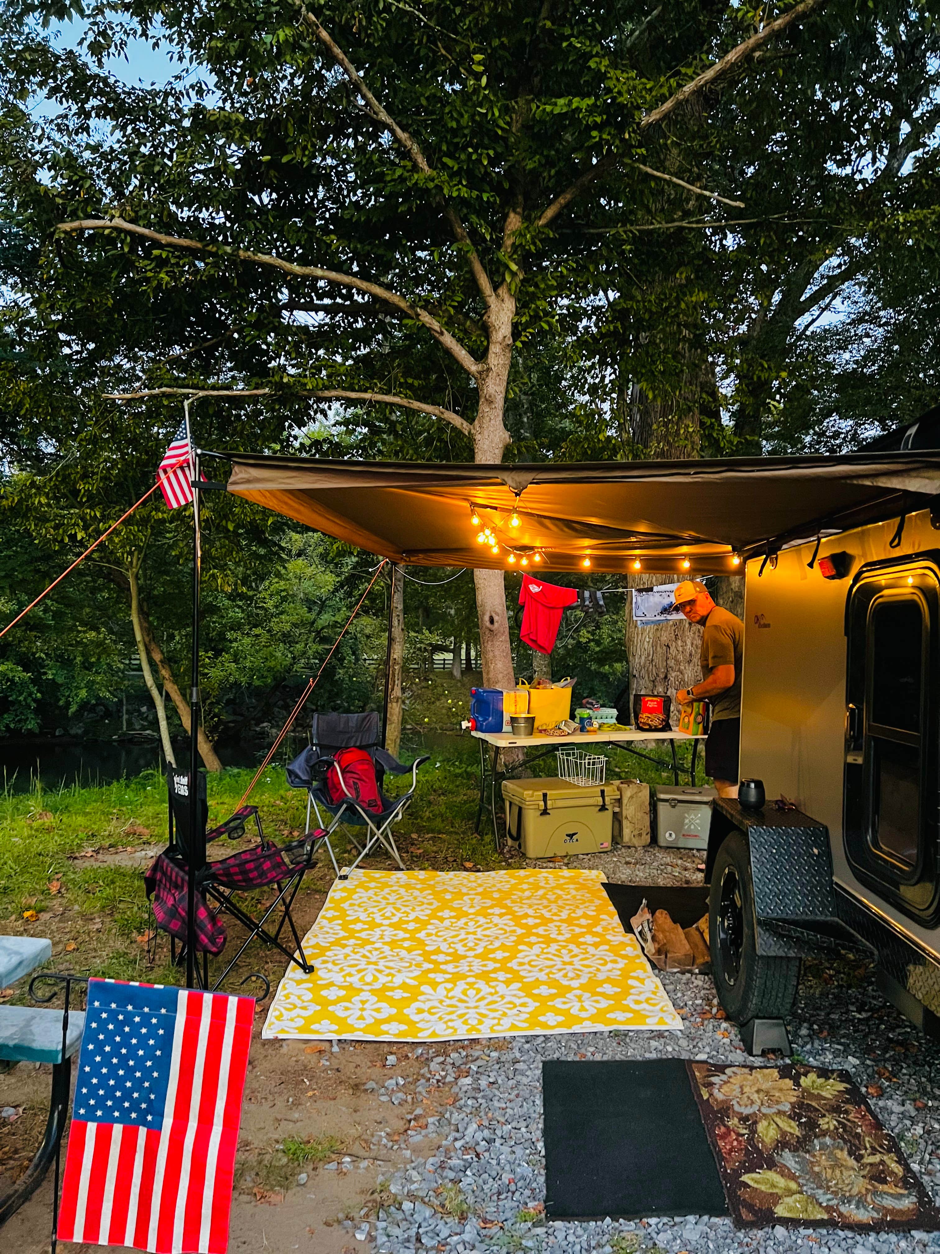 Ronnie's photo of camping with pets at Little River Campground near Maryville, TN
