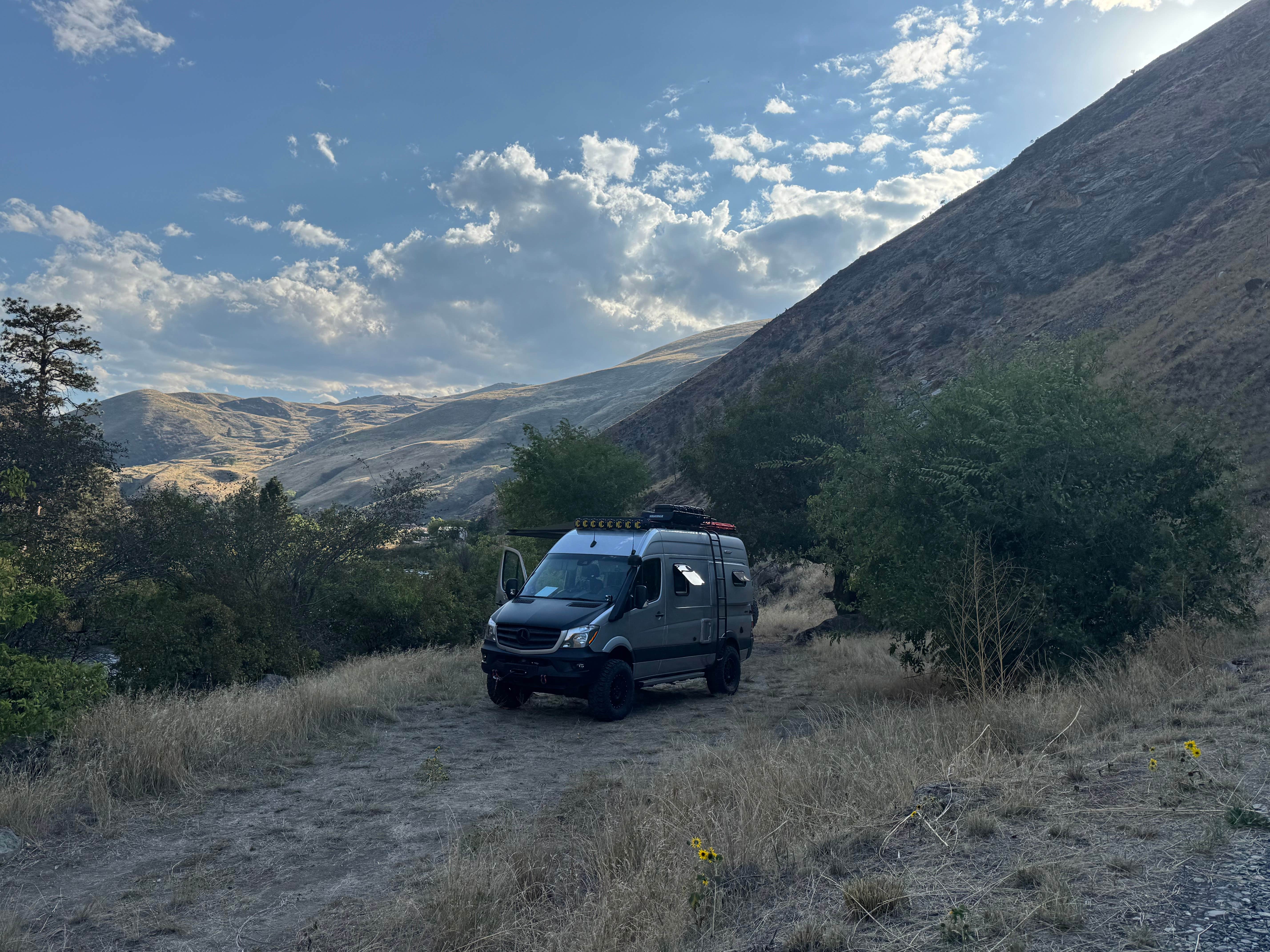 James S.'s photo of rv camping at Little Salmon River Pullout Dispersed near Riggins, ID
