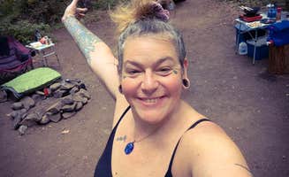 Vanessa T.'s photo of a dispersed camping area at Little Soda Springs Rd Dispersed near St. Helens, OR