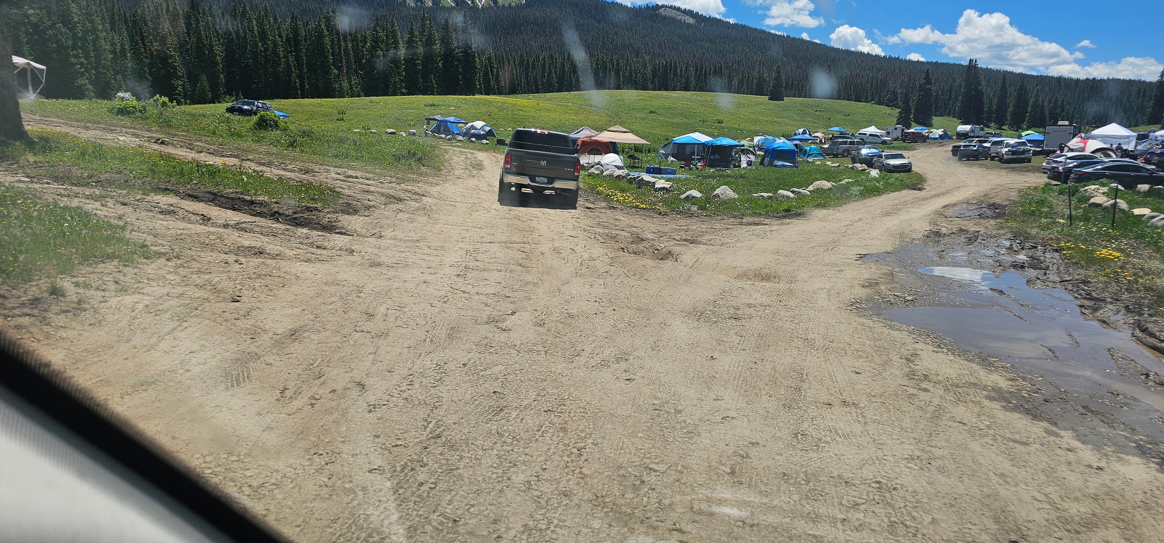 johny R.'s photo of a dispersed camping area at Lizard Head Pass Dispersed Camping near Rico, CO