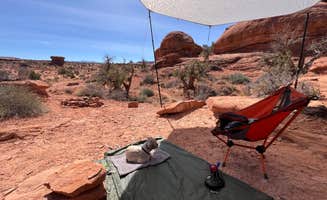 Meghan B.'s photo of a dispersed camping area at Lock Hart Road near Canyonlands National Park