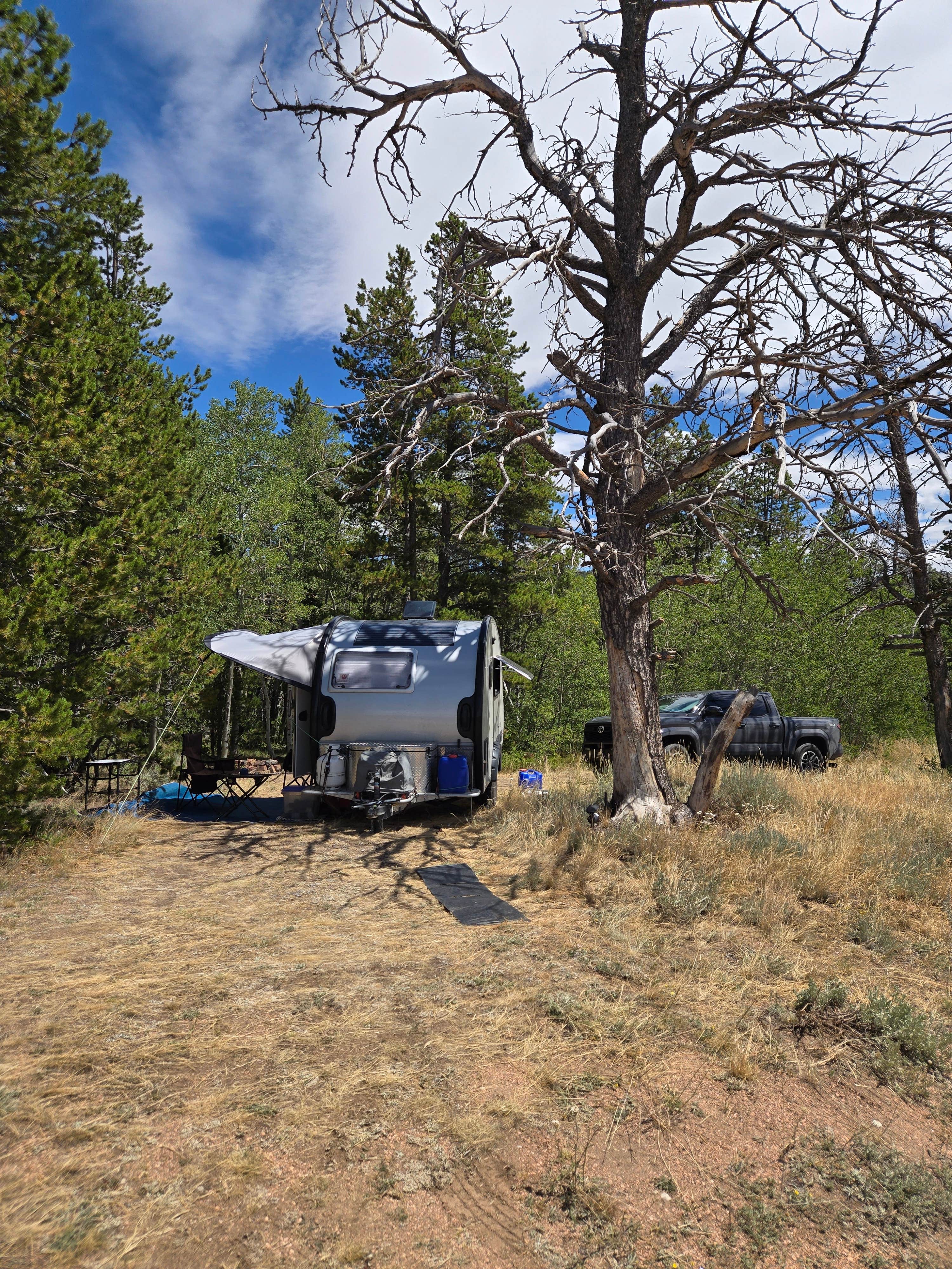 Camping near Vedauwoo Wagon Road: Lodge Pole Dispersed Campsite, Buford, Wyoming