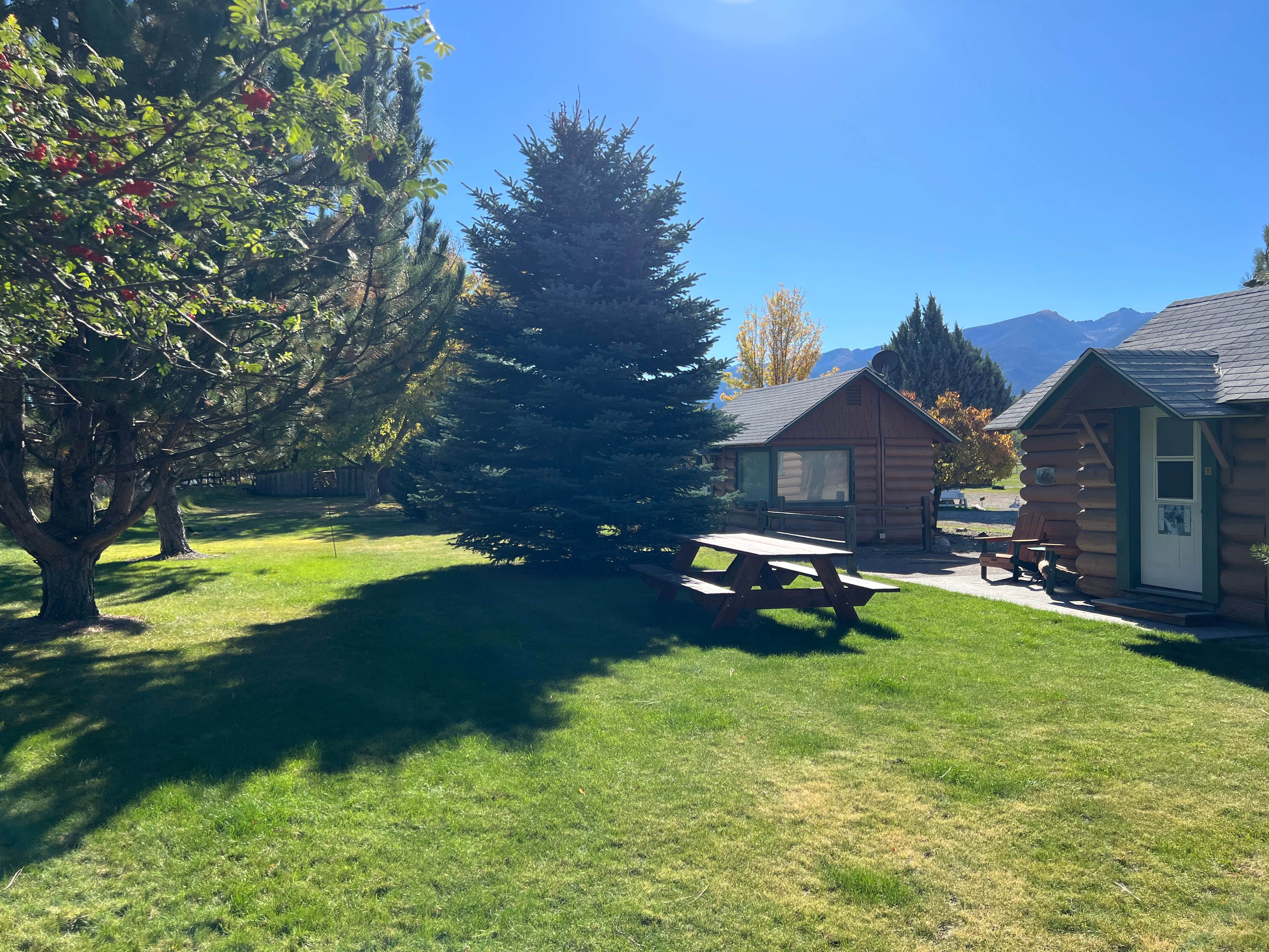 Meghan B.'s photo of glamping accommodations at Travellers Rest Cabins & RV Park near Gibbonsville, ID