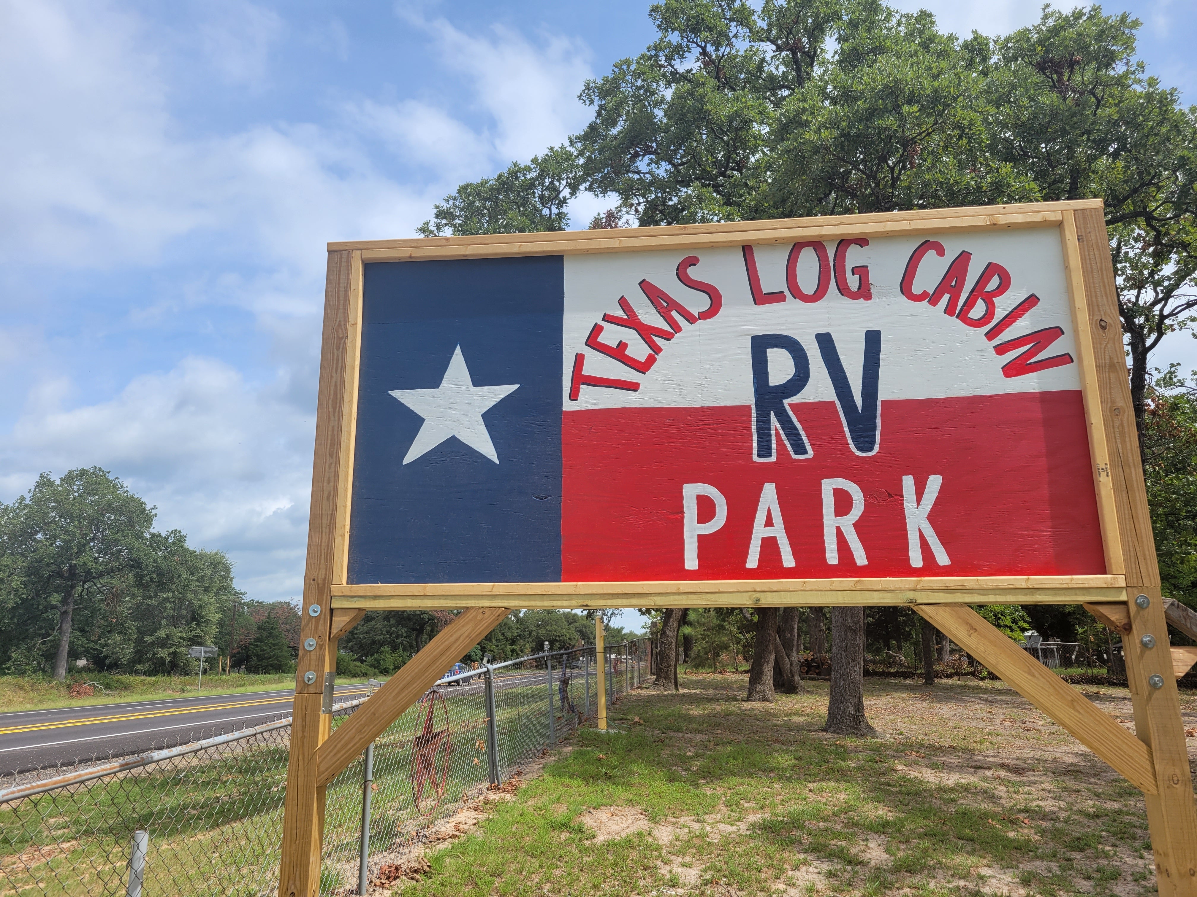 Camper submitted image from TX Log Cabin RV Park - 1