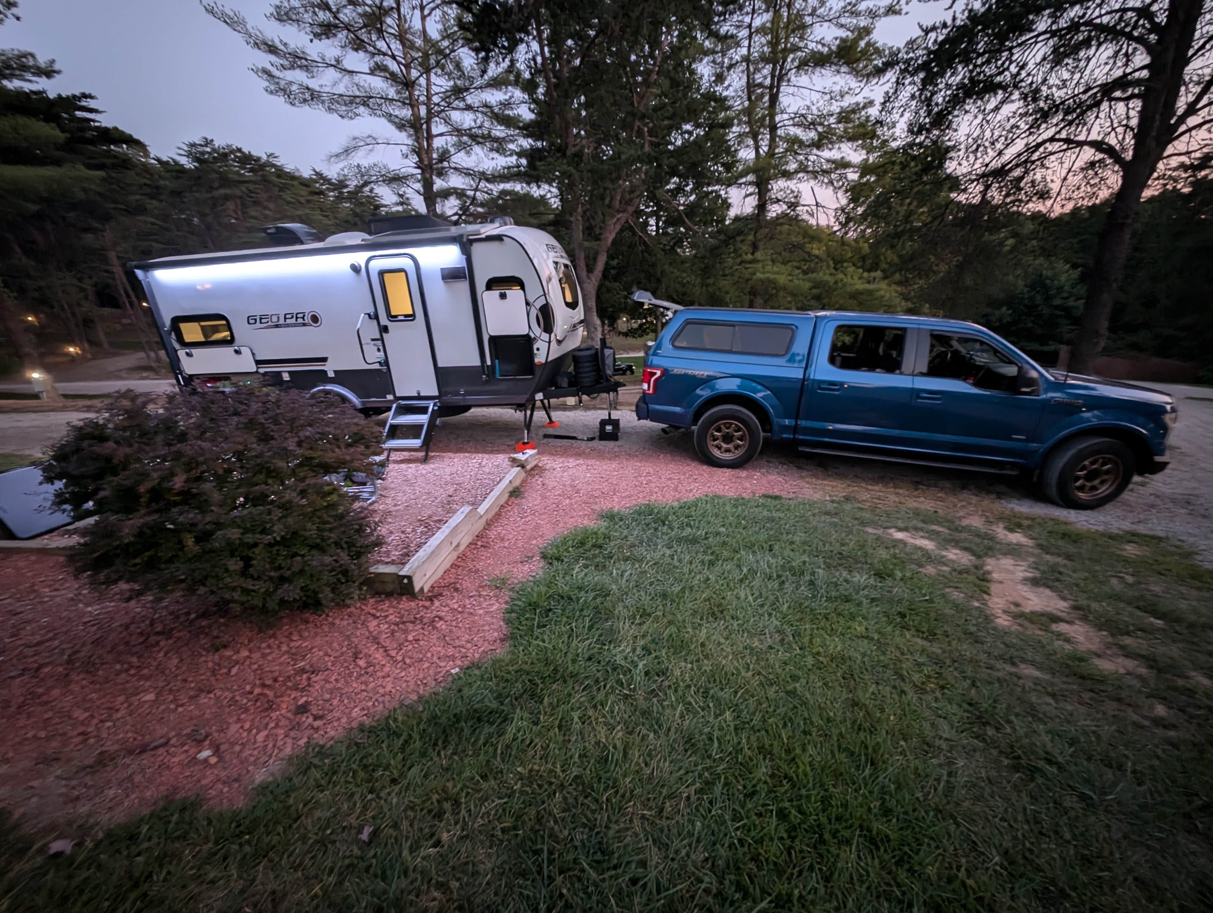 Camper-submitted photo at Hocking Hills KOA Holiday near Geneva, OH