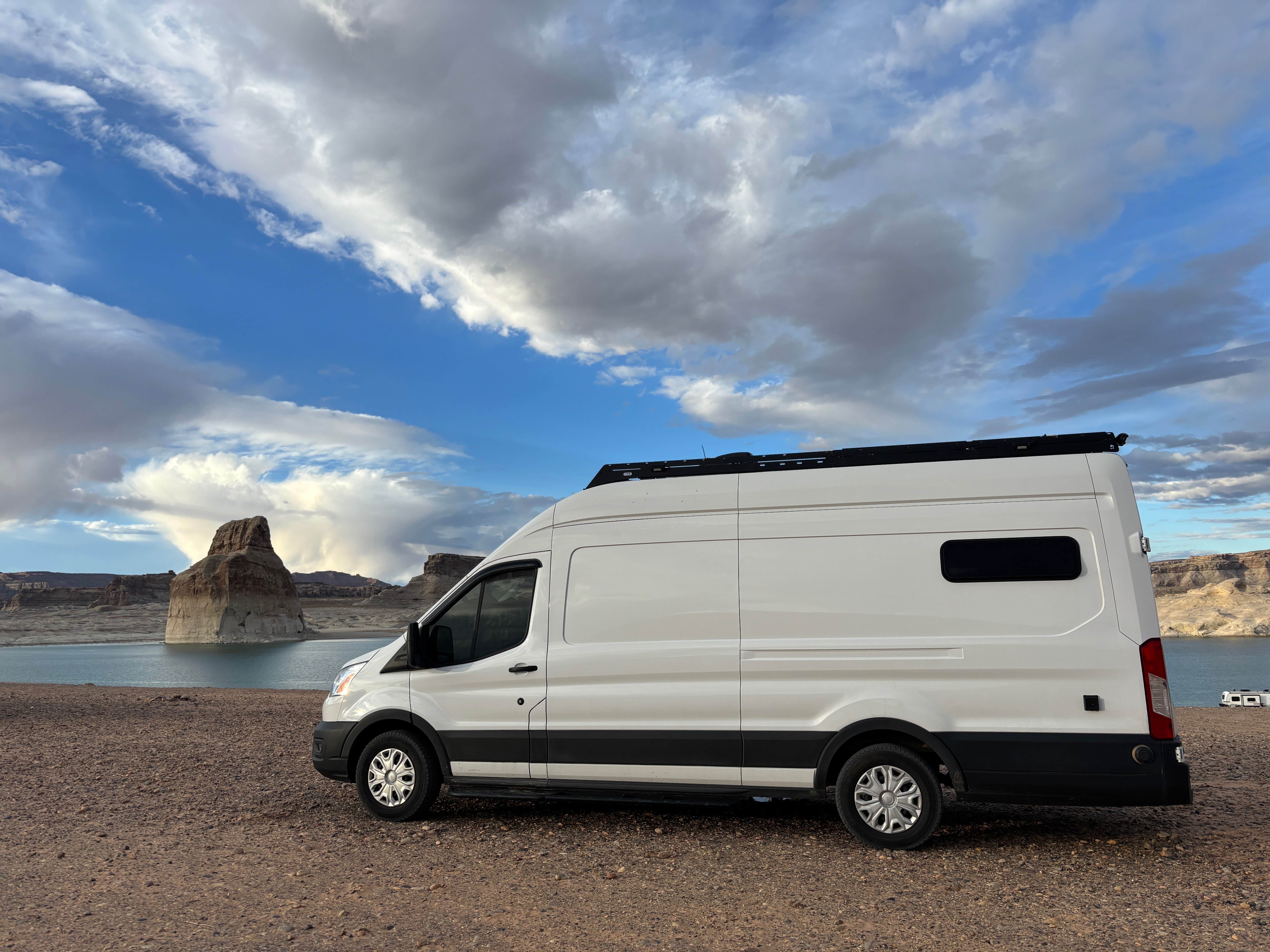 brendan's photo of rv camping at Lone Rock Beach Primitive Camping Area — Glen Canyon National Recreation Area near Page, AZ