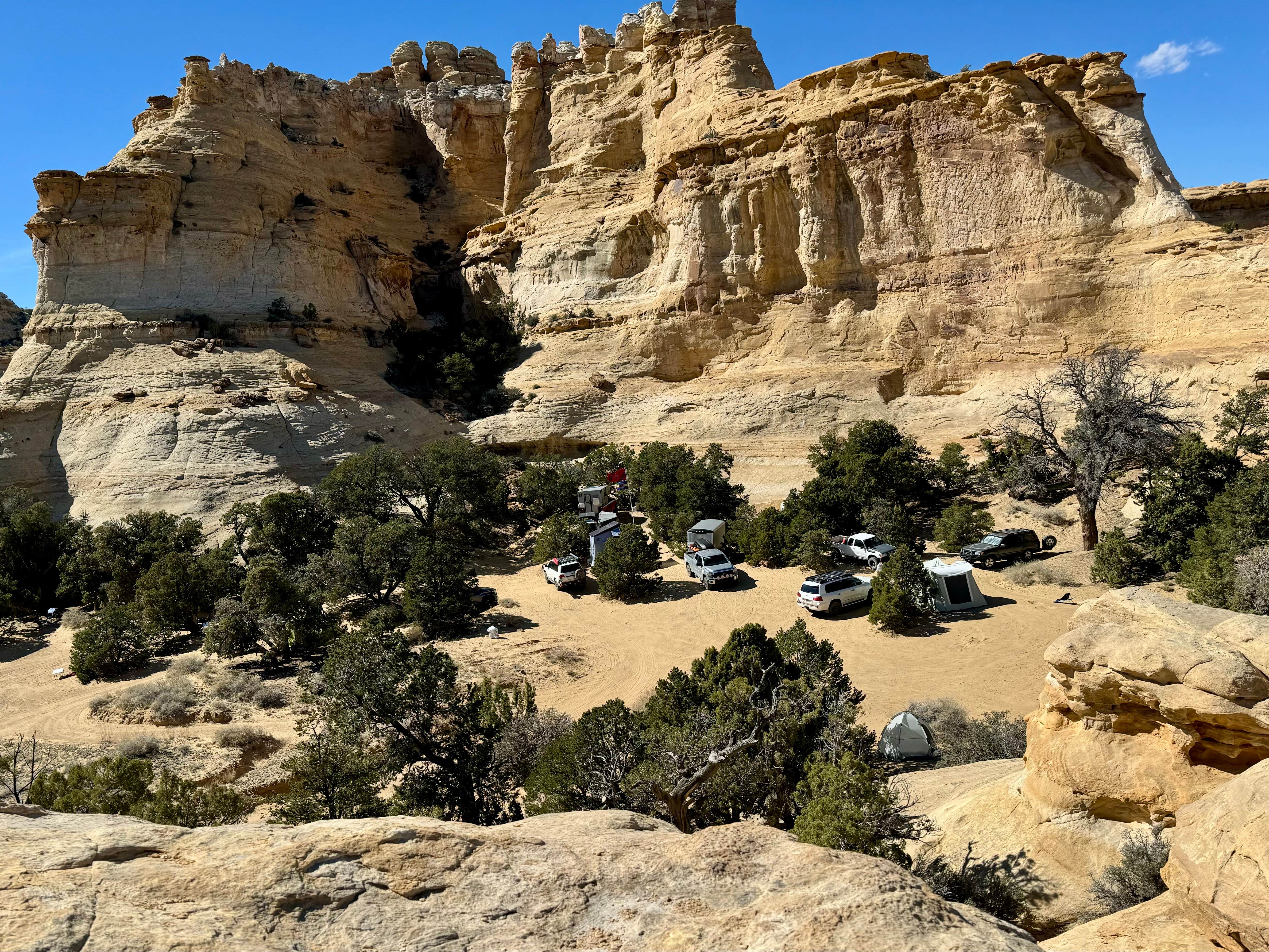 Doc P.'s photo of a dispersed camping area at Lone Warrior Canyon Camp near Huntington, UT