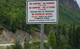 Marlene H.'s photo of a dispersed camping area at Long Lake near Wasilla, AK