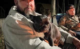elizabeth H.'s photo of camping with pets at Lookout Mountain-Chattanooga West KOA near Whiteside, TN