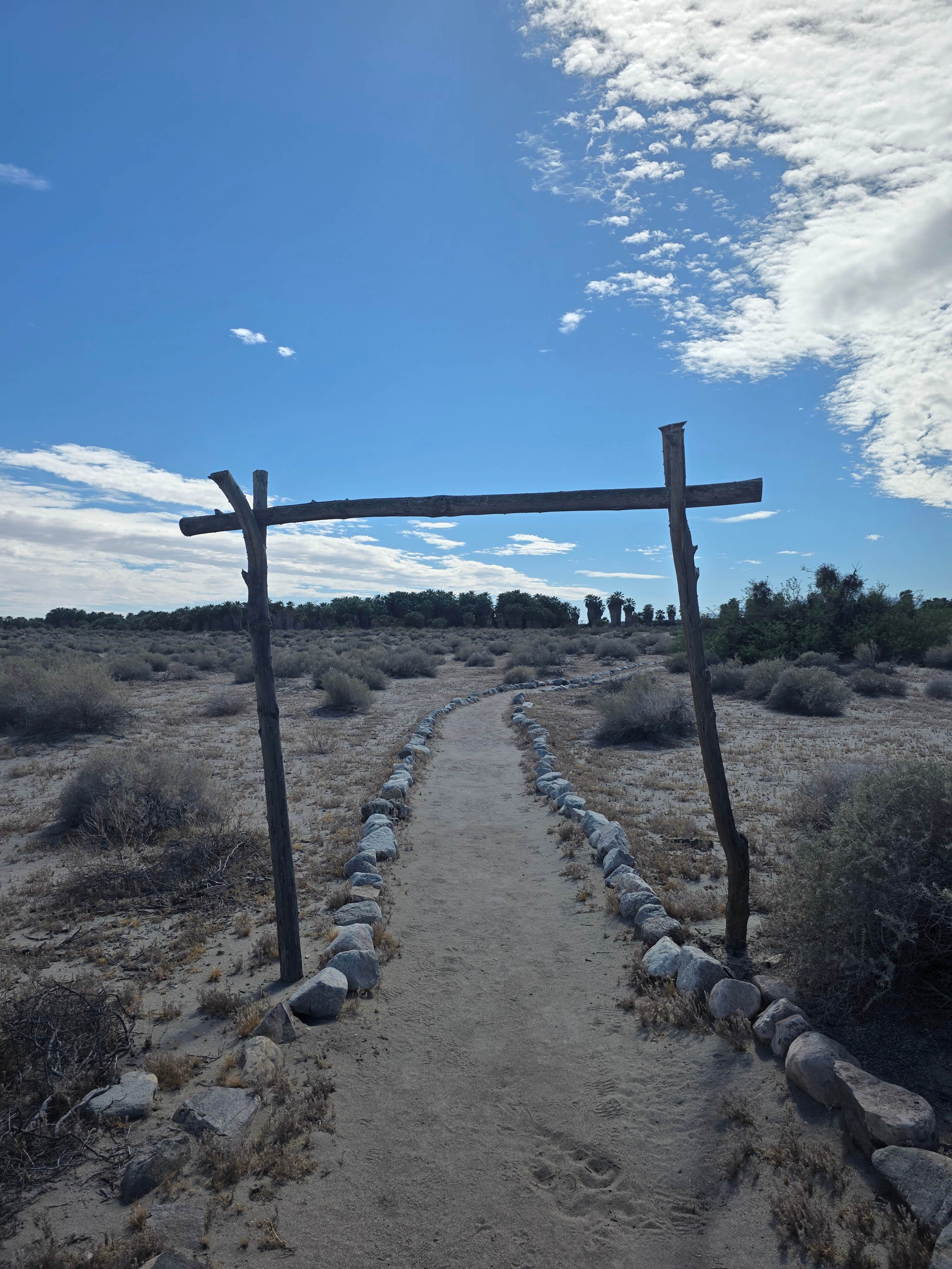 Andrew H.'s photo of a dispersed camping area at Los Palmas Oasis near Indian Wells, CA