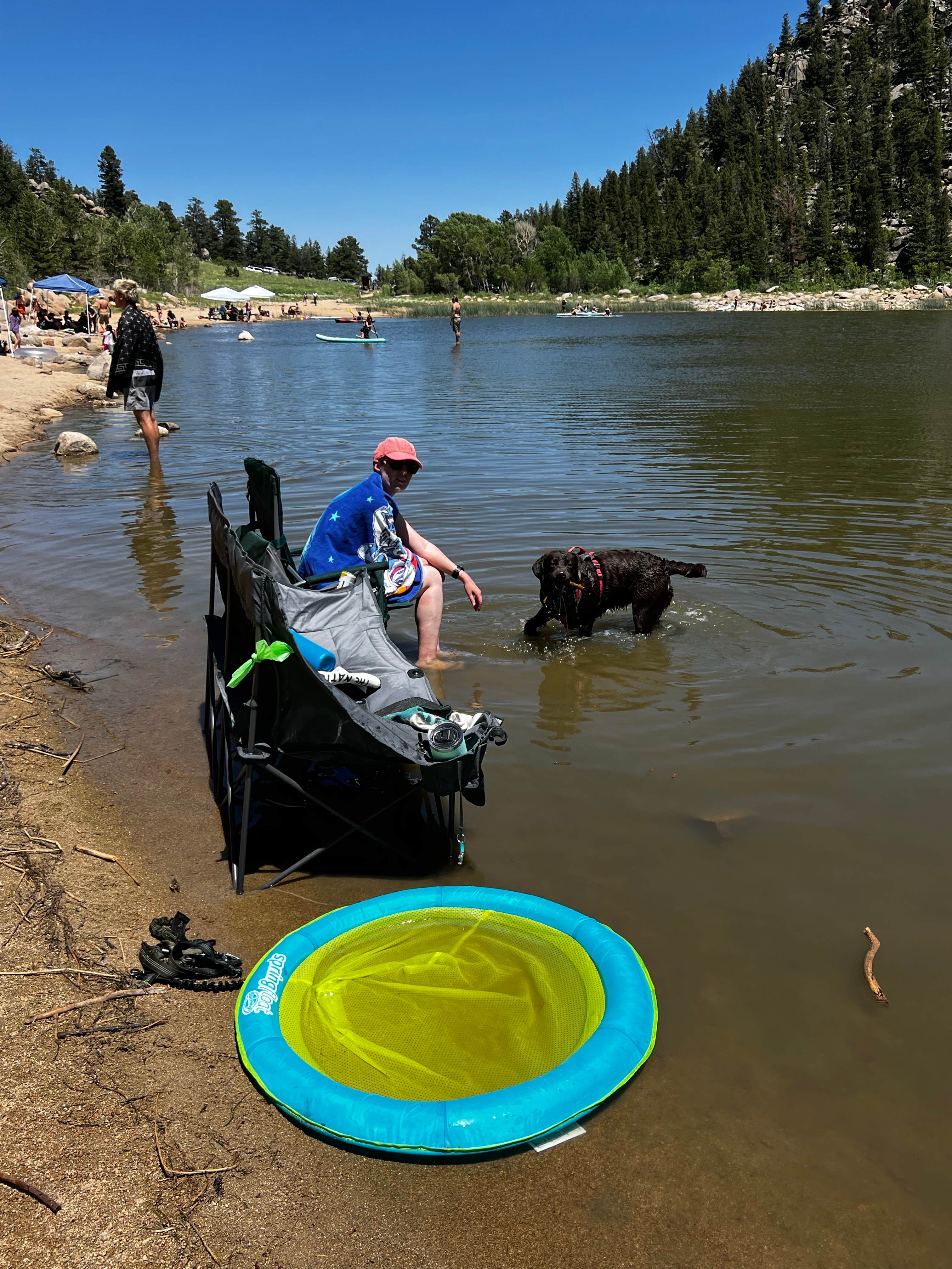Rosa B.'s photo of camping with pets at Lost Lake Dispersed near Livermore, CO