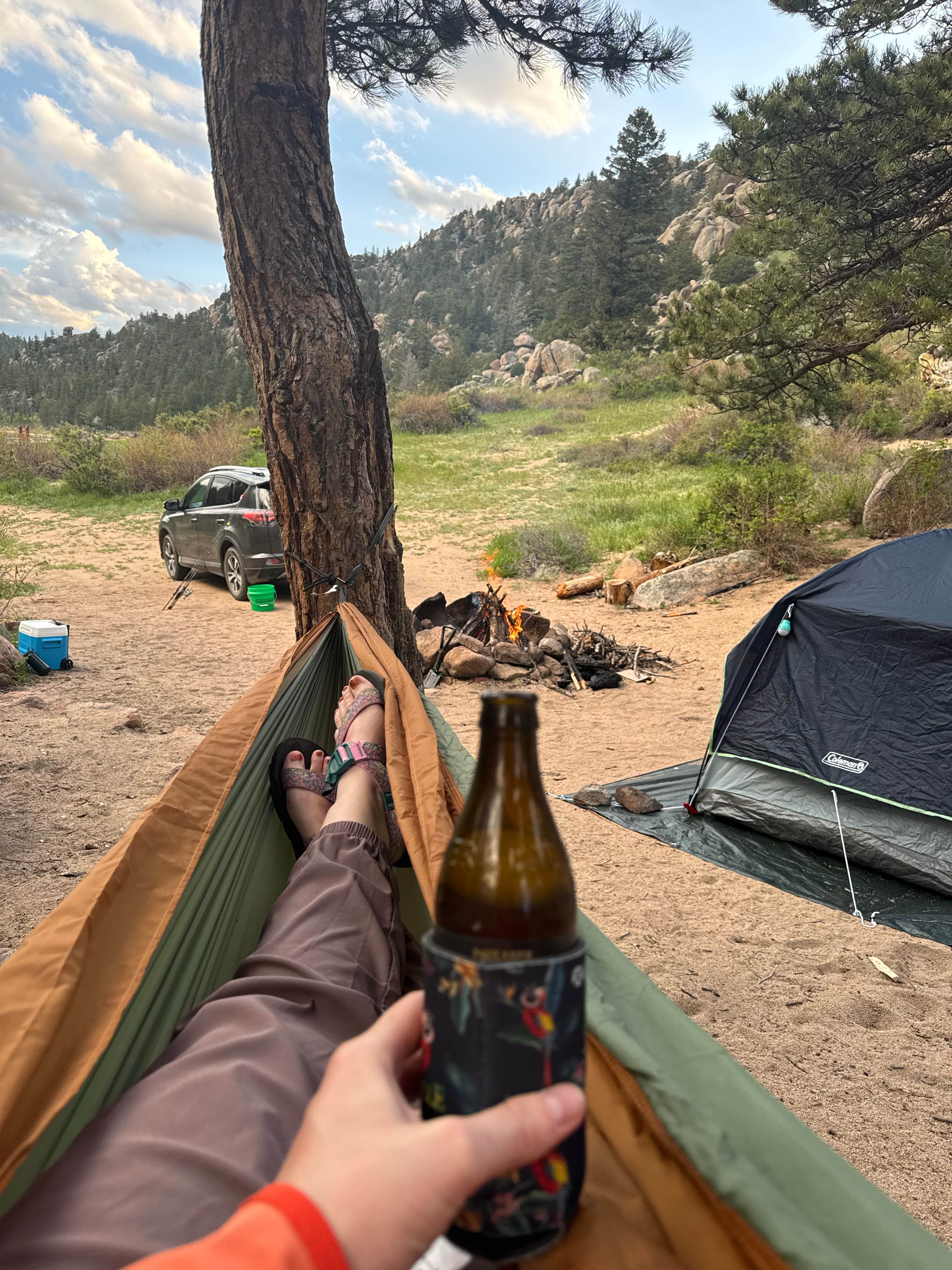 Lexi G.'s photo of a dispersed camping area at Lost Lake Dispersed near Arapaho & Roosevelt National Forests Pawnee NG