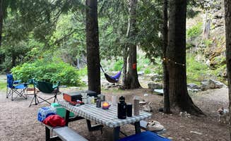 Paige B.'s photo of camping with pets at Lost Moose Campground near Murray, ID
