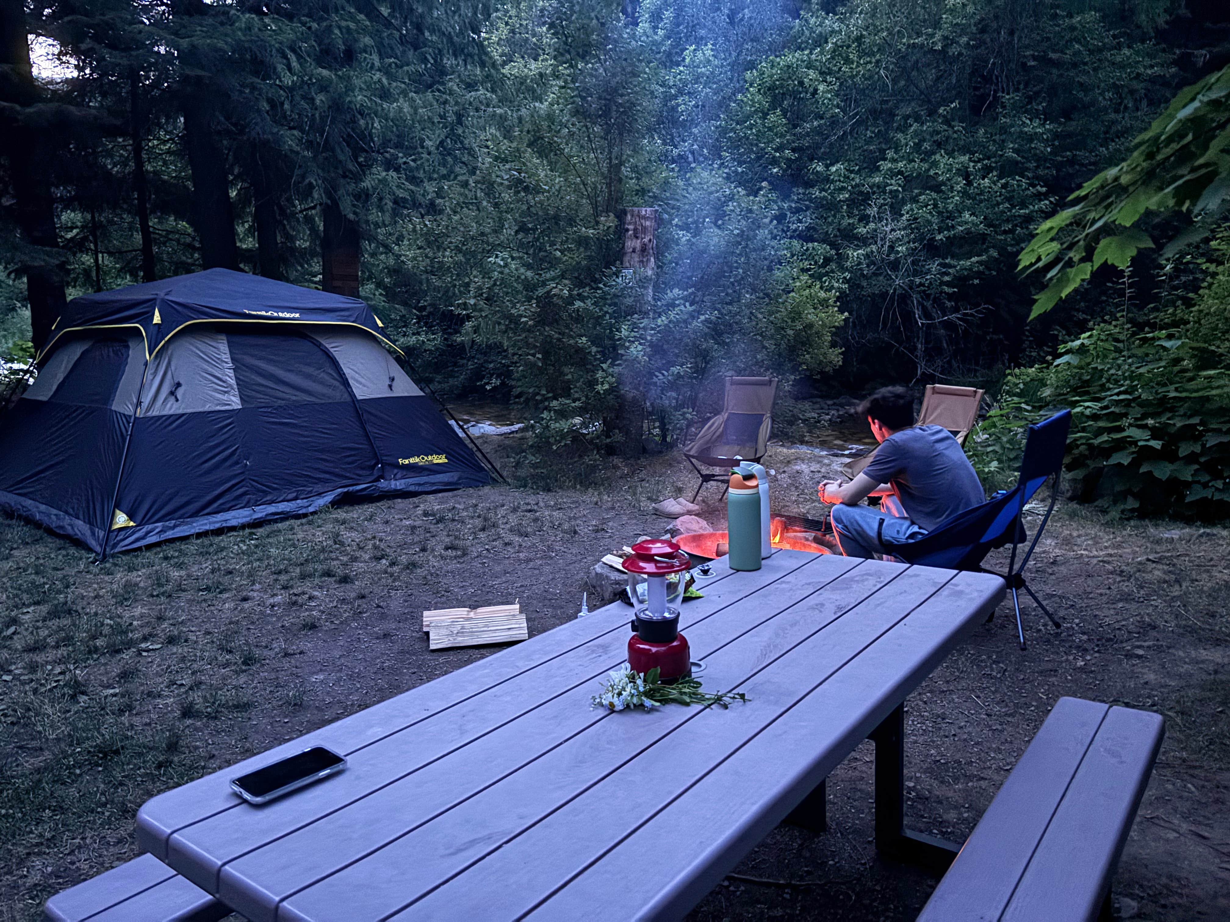 Amy R.'s photo at Lost Moose Campground near Santa, ID