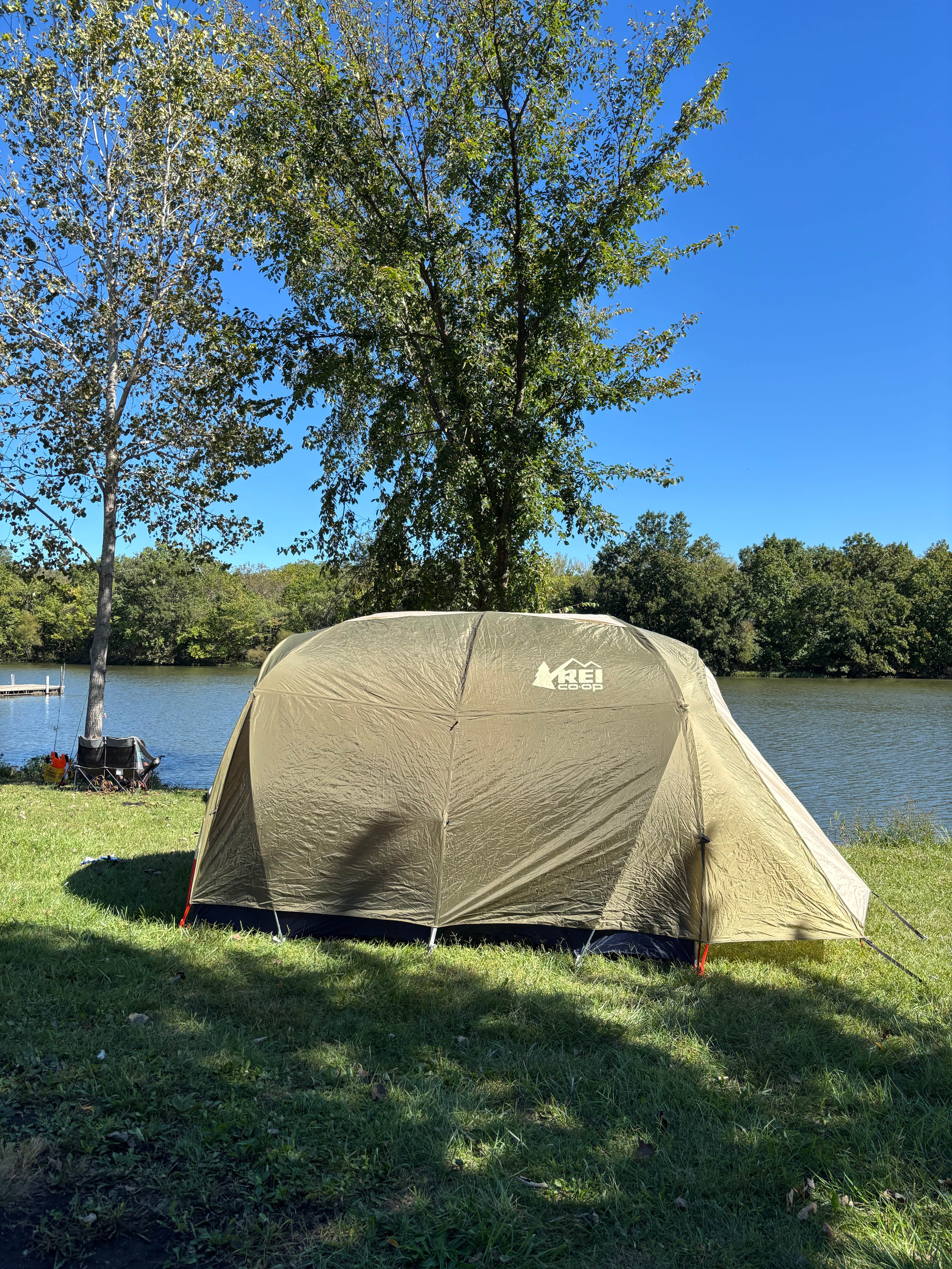 Nate W.'s photo of a dispersed camping area at Louisburg Middle Creek Lake near Raytown, MO
