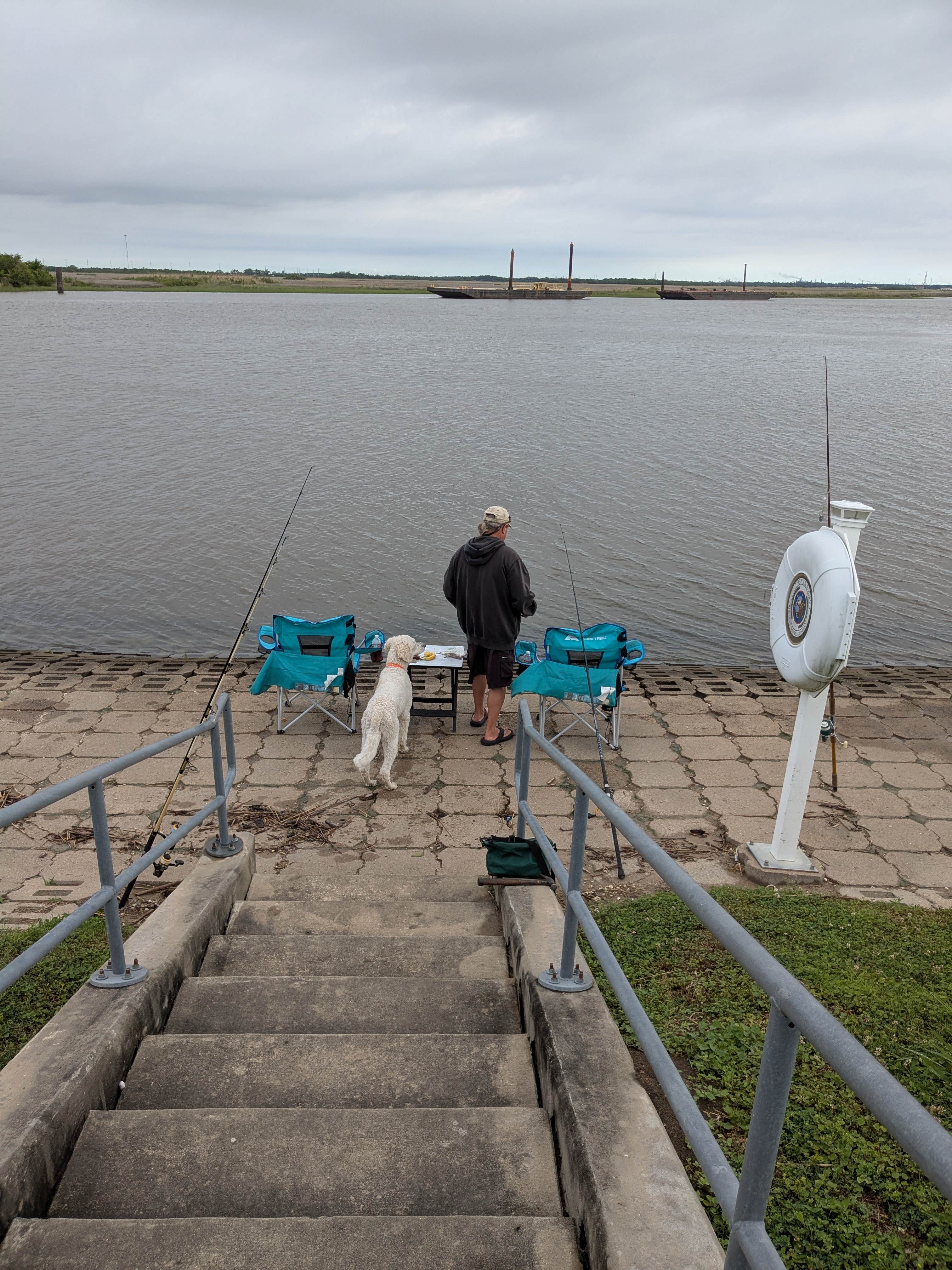 Annette L.'s photo of camping with pets at Intracoastal Parish Park Campground near Jennings, LA