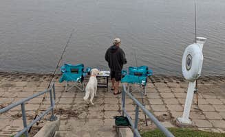 Annette L.'s photo of camping with pets at Intracoastal Parish Park Campground near Sabine Pass, TX