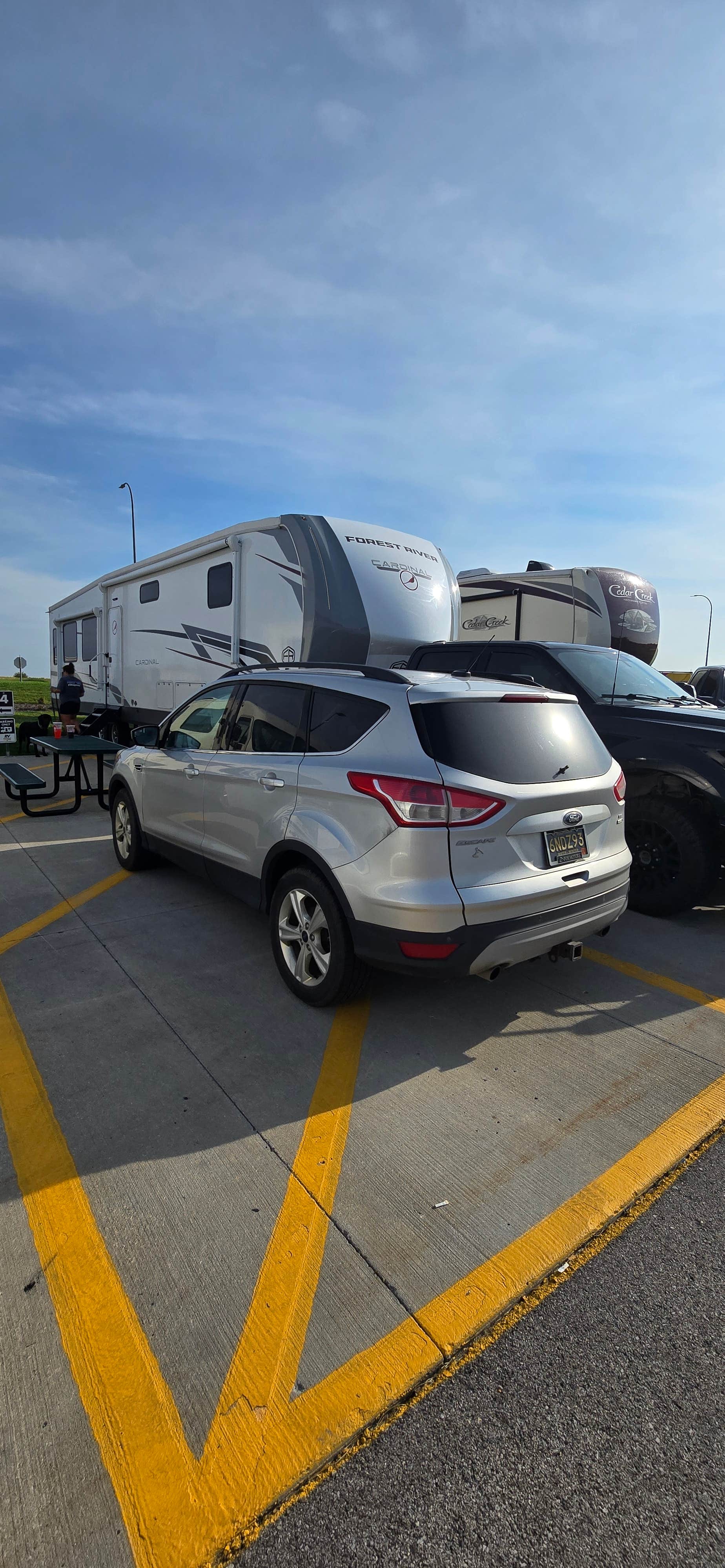 Noah P.'s photo of rv camping at Love's RV Hookup-Cameron MO 837 near Amazonia, MO