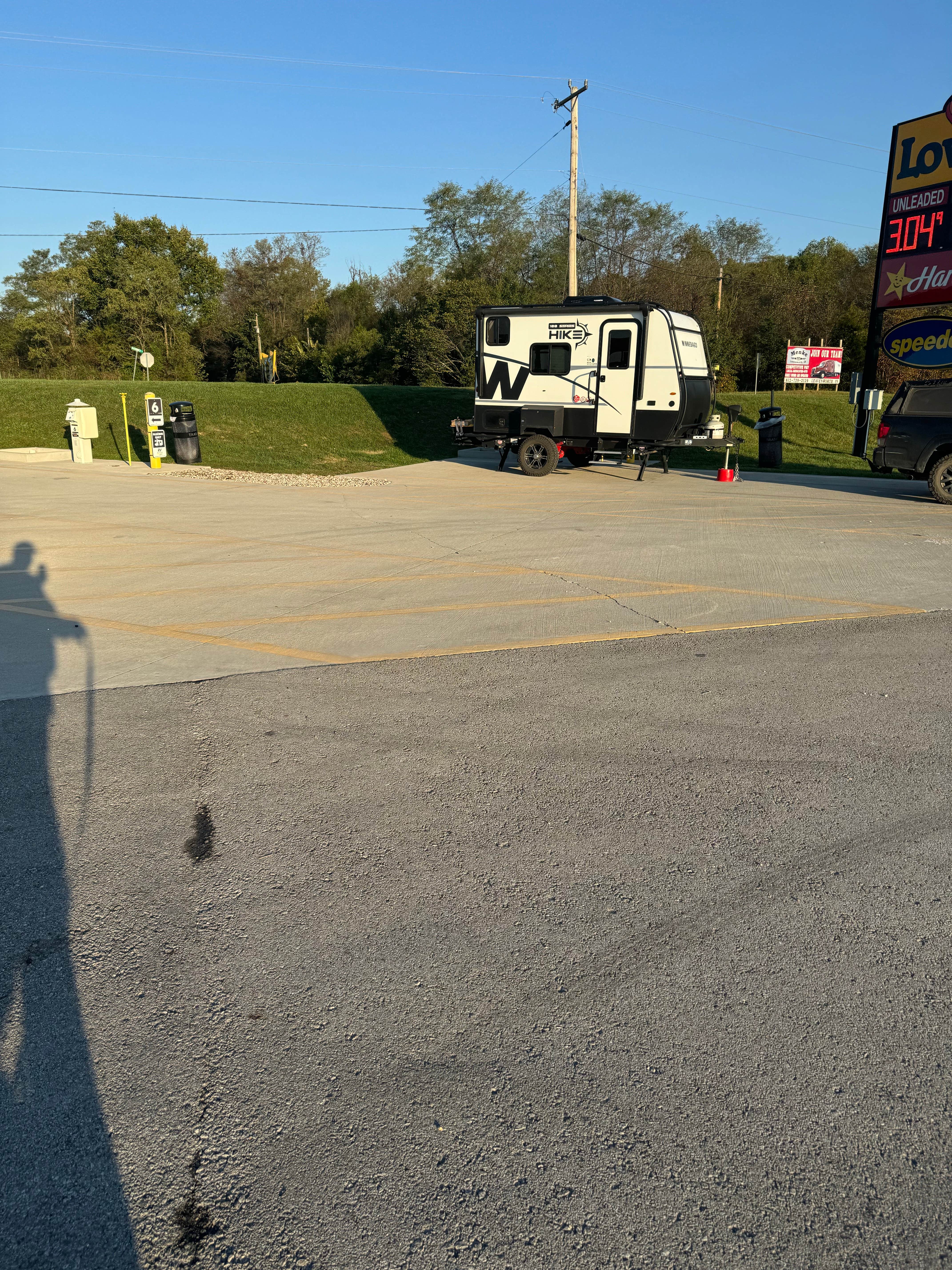 john F.'s photo of rv camping at Love's RV Hookup-Leavenworth IN 839 near Birdseye, IN