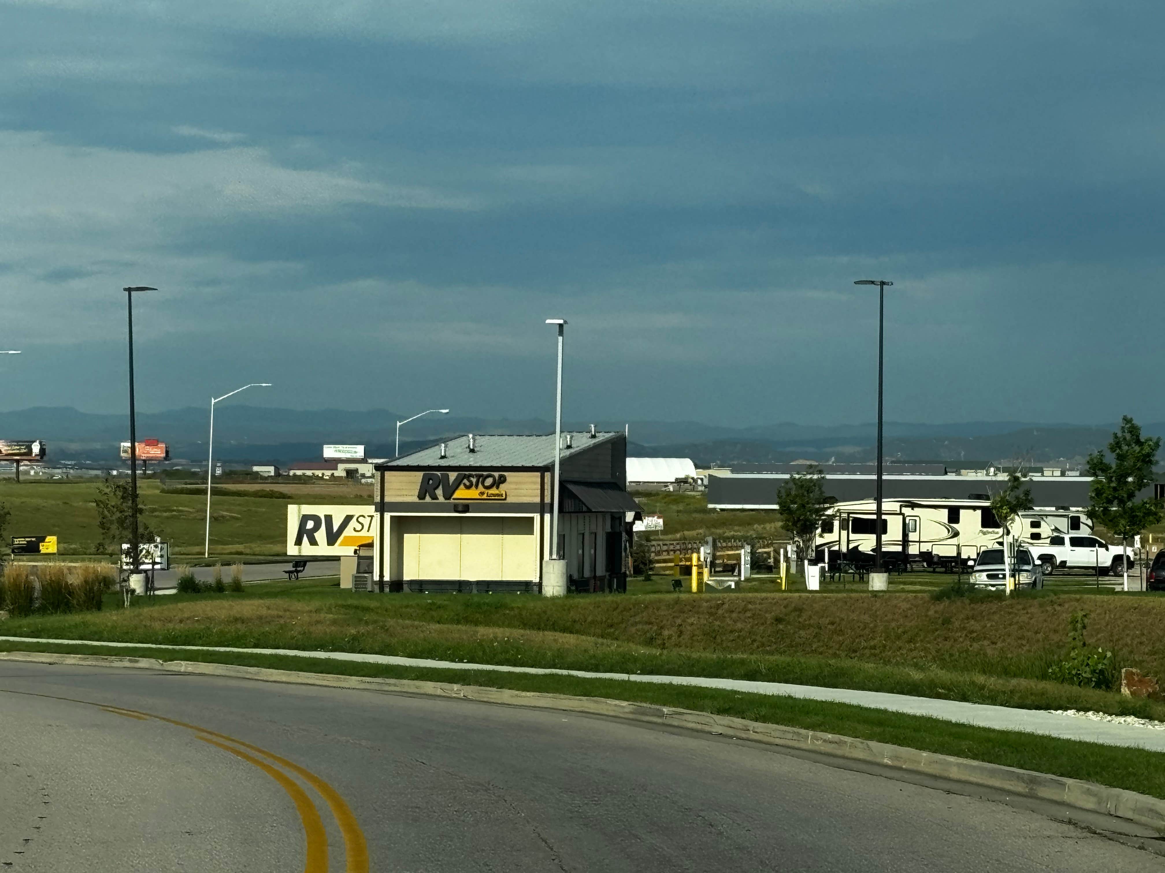 Jennifer H.'s photo of camping with pets at Love's RV Stop-Box Elder 602 near Badlands National Park