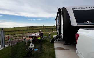 Maggie  C.'s photo of camping with pets at Love's RV Stop-Box Elder 602 near Badlands National Park