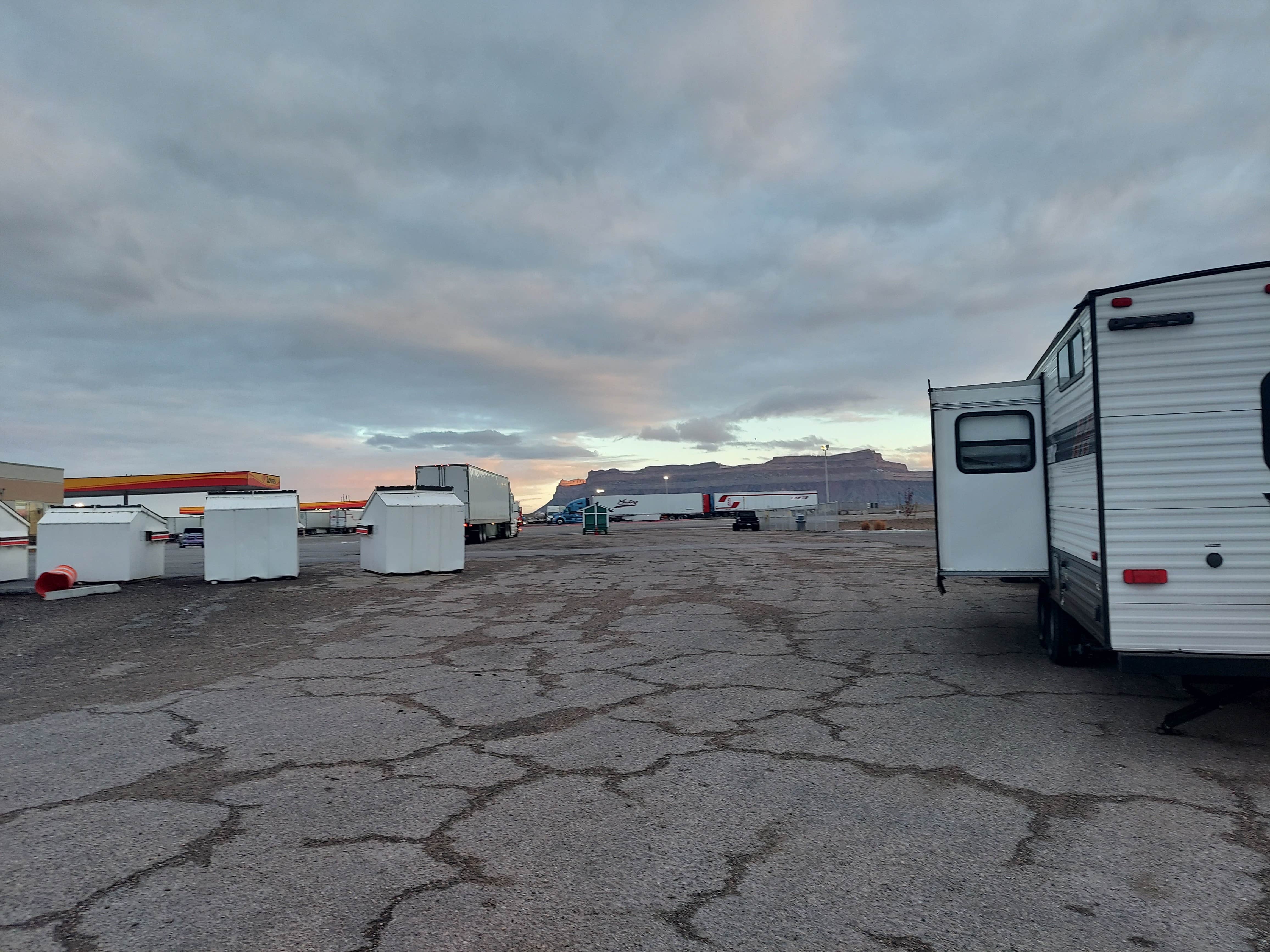David's photo of rv camping at Love's RV Hookup-Green River UT 792 near Sunnyside, UT