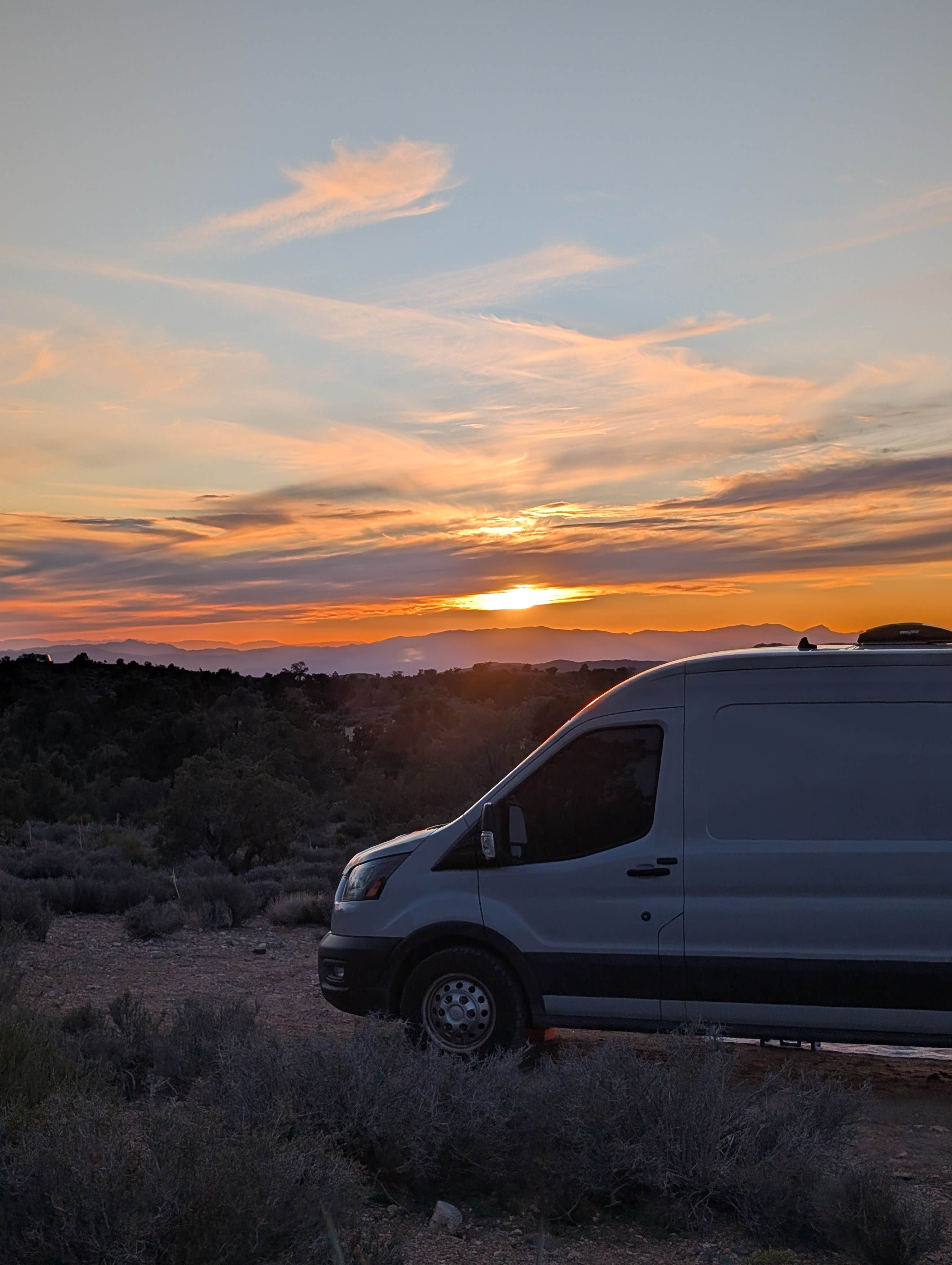 John S.'s photo of a dispersed camping area at Lovell Canyon Dispersed Camping (Spring Mountain) near North Las Vegas, NV
