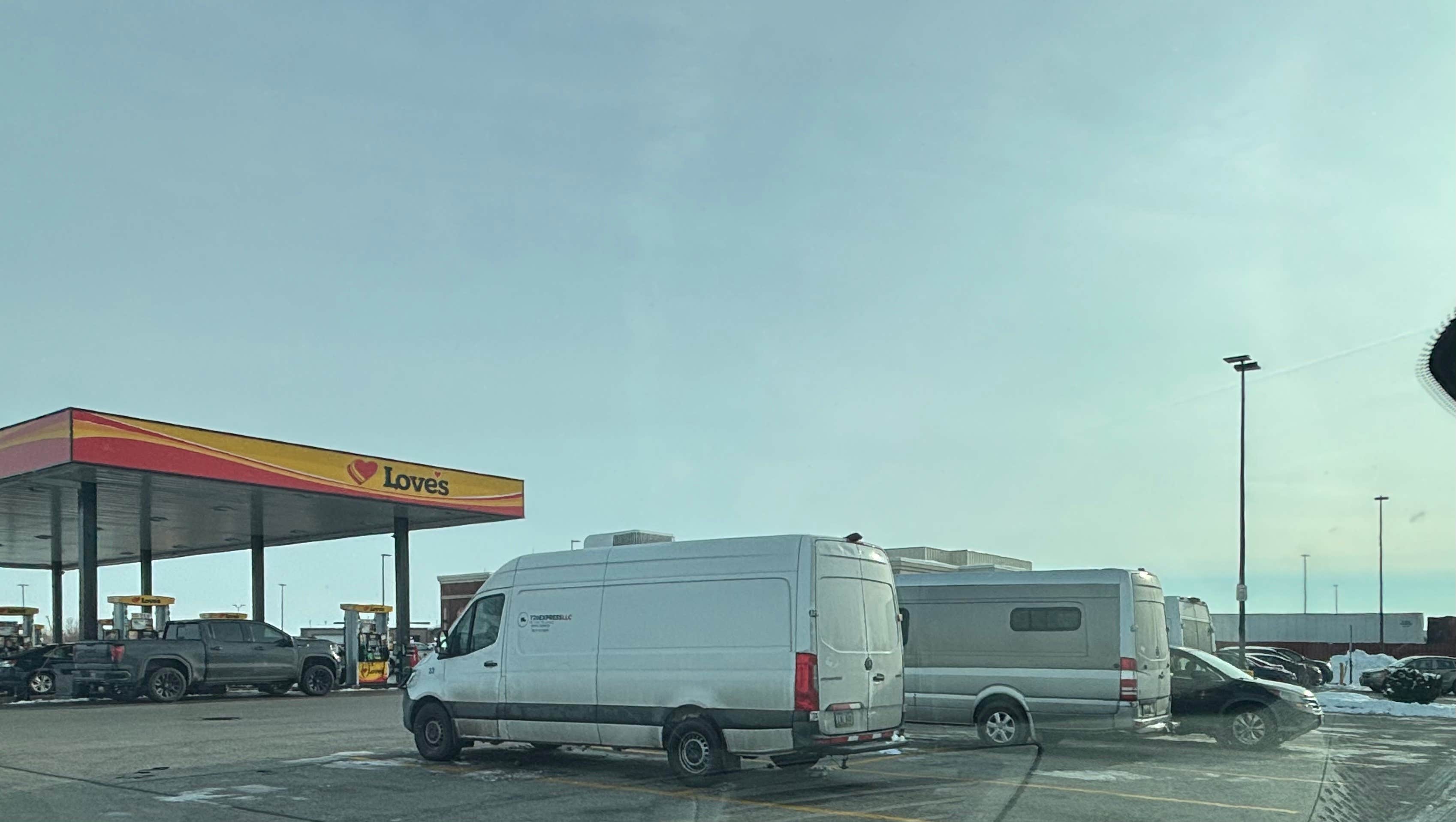 James M.'s photo of rv camping at Loves Travel Stop-Parking near Davenport, IA