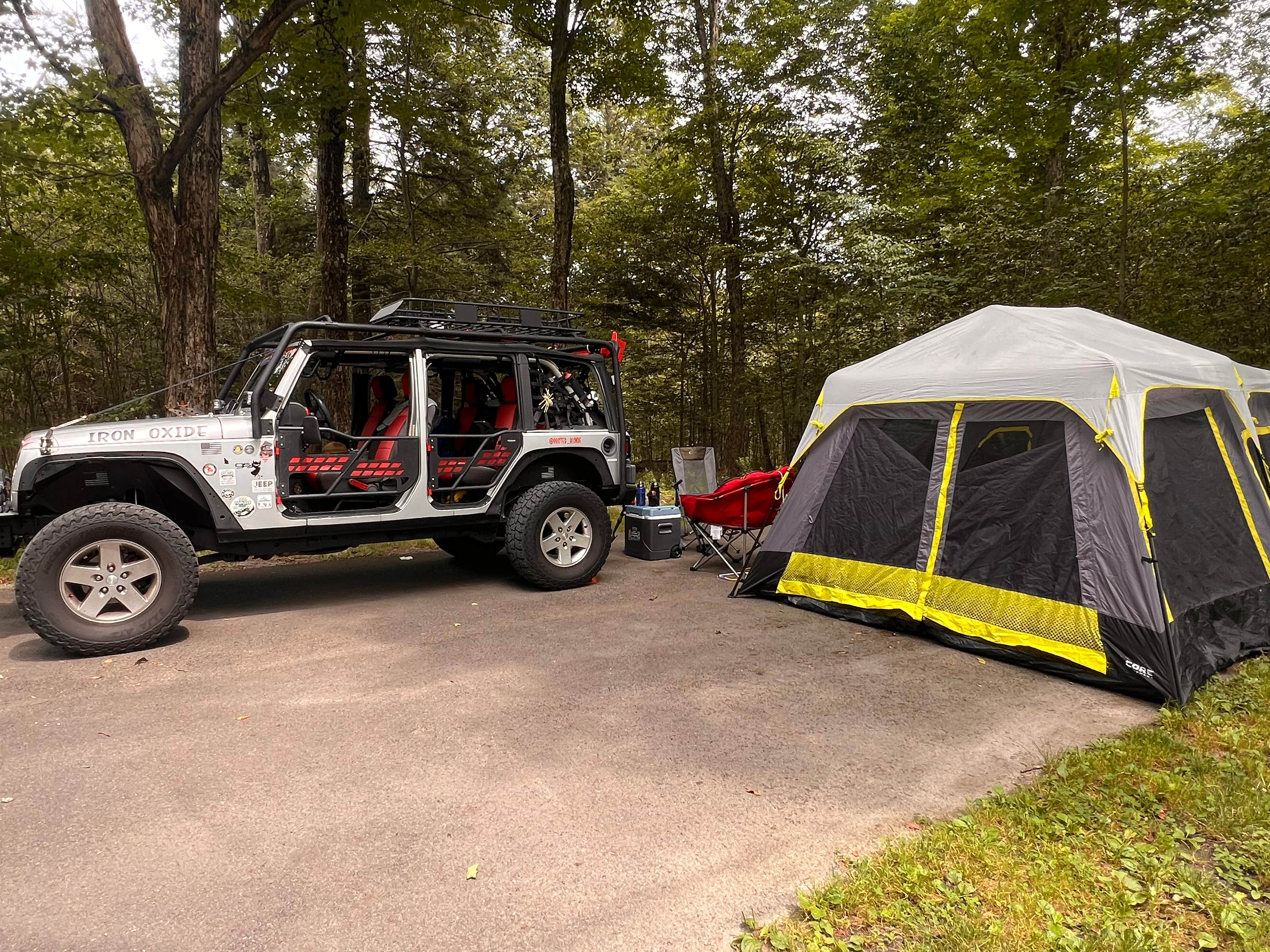 Camper-submitted photo at Lower Lake Campground Beechwood Area — Promised Land State Park near Hewitt, NJ