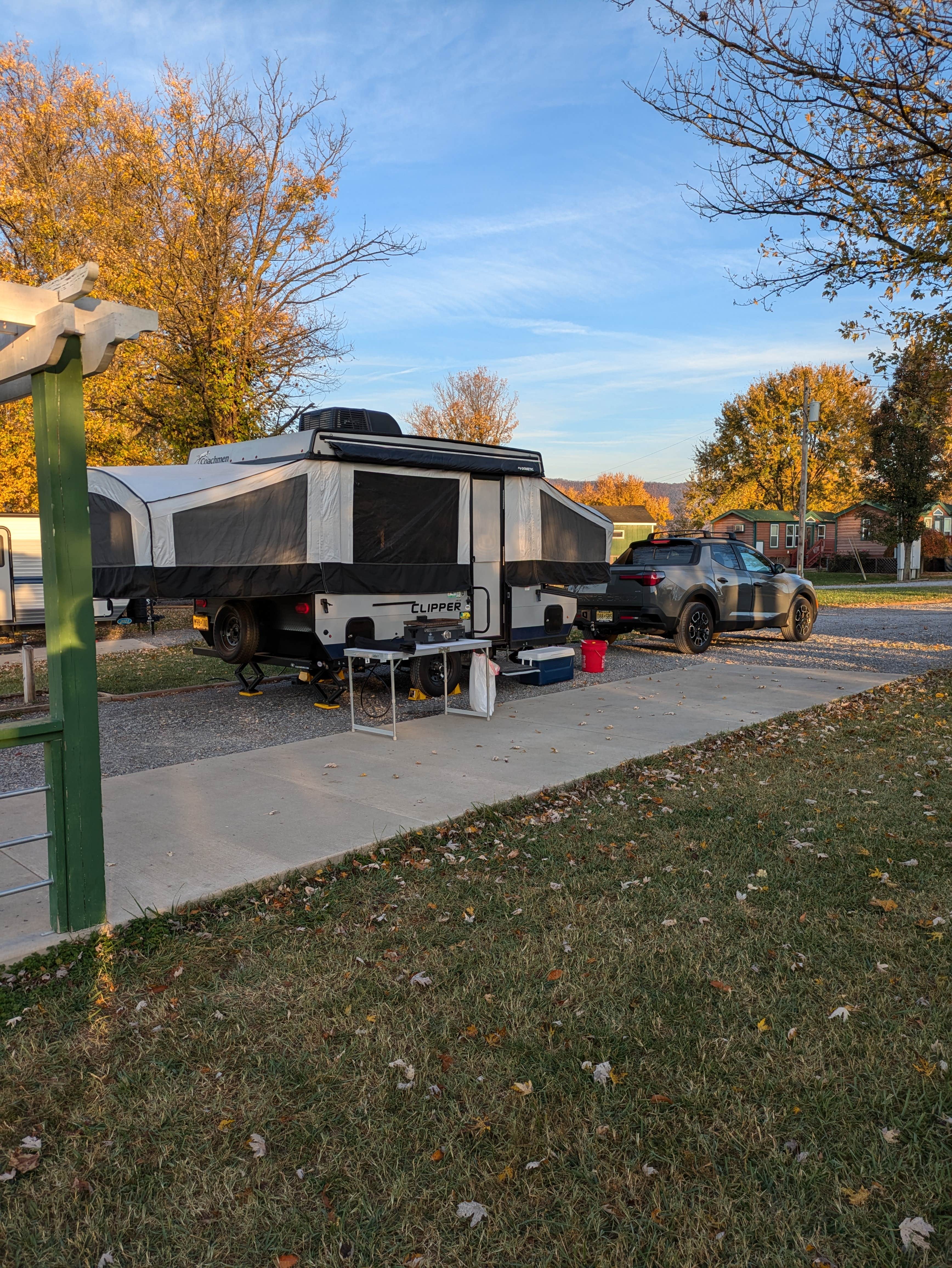 Brett D.'s photo of rv camping at Spacious Skies Shenandoah Views near Luray, VA