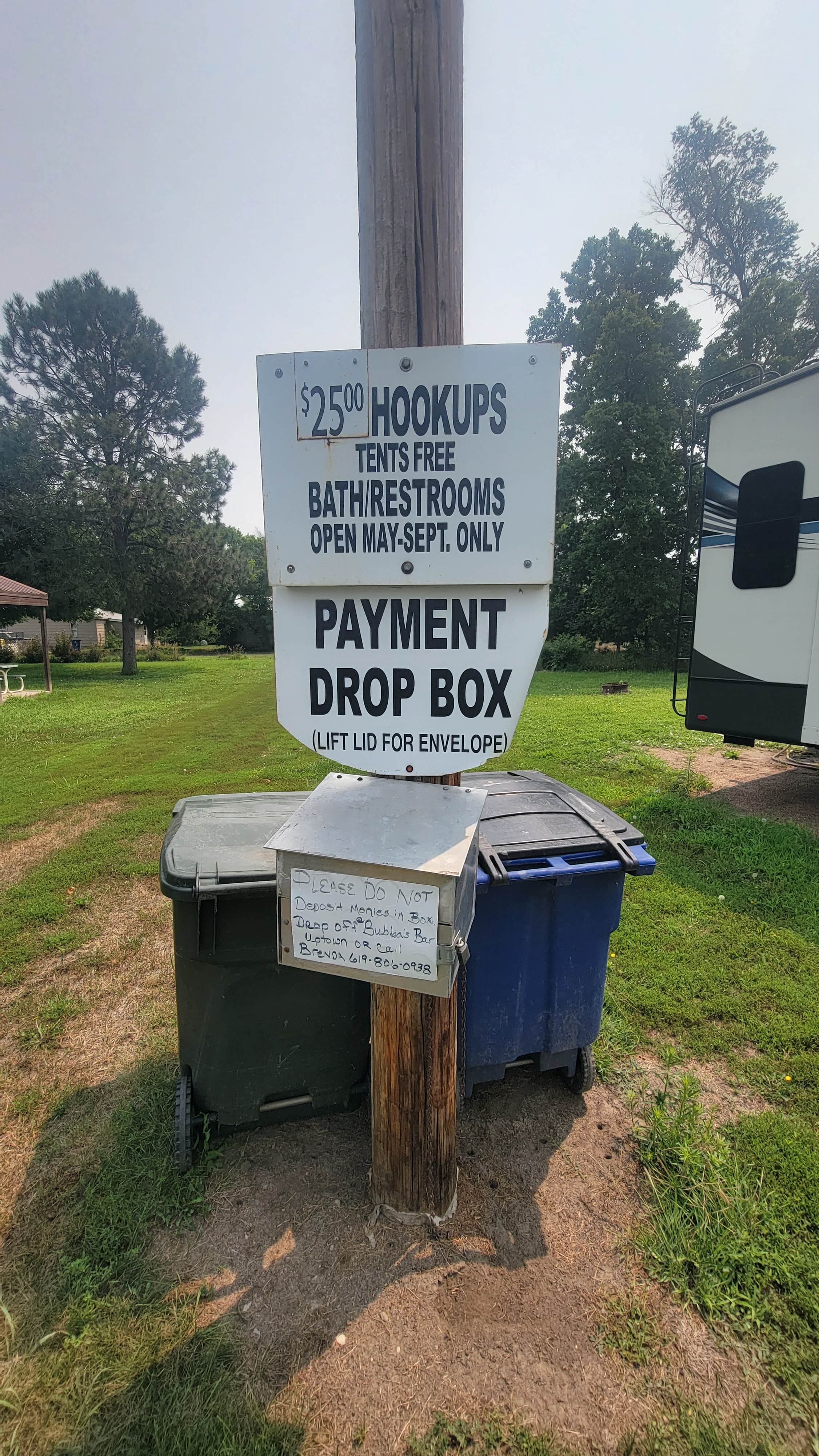 Camper-submitted photo at Lynch City RV Park near Platte, SD