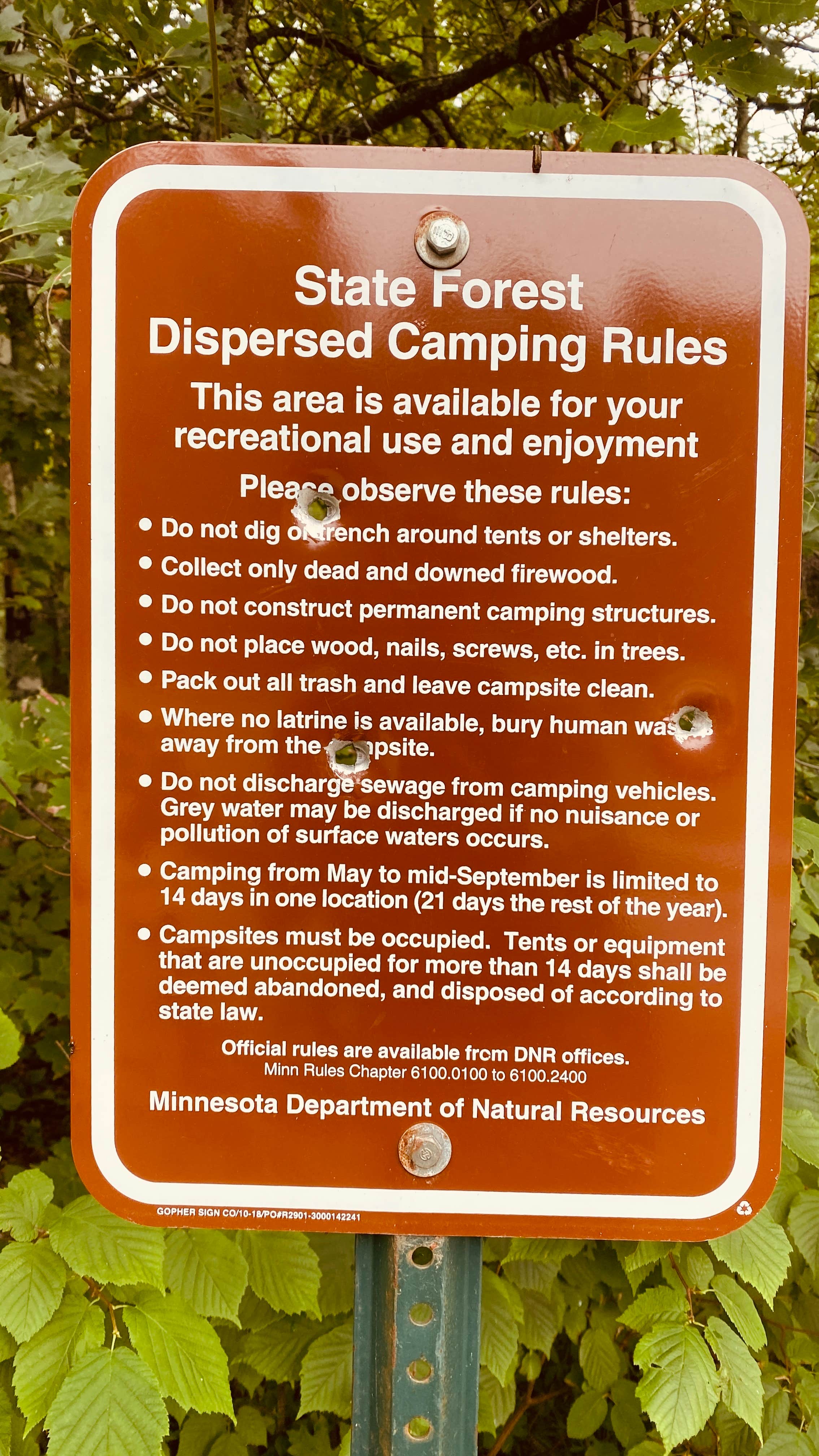 Camper-submitted photo at Mabel Lake State Dispersed near Palisade, MN