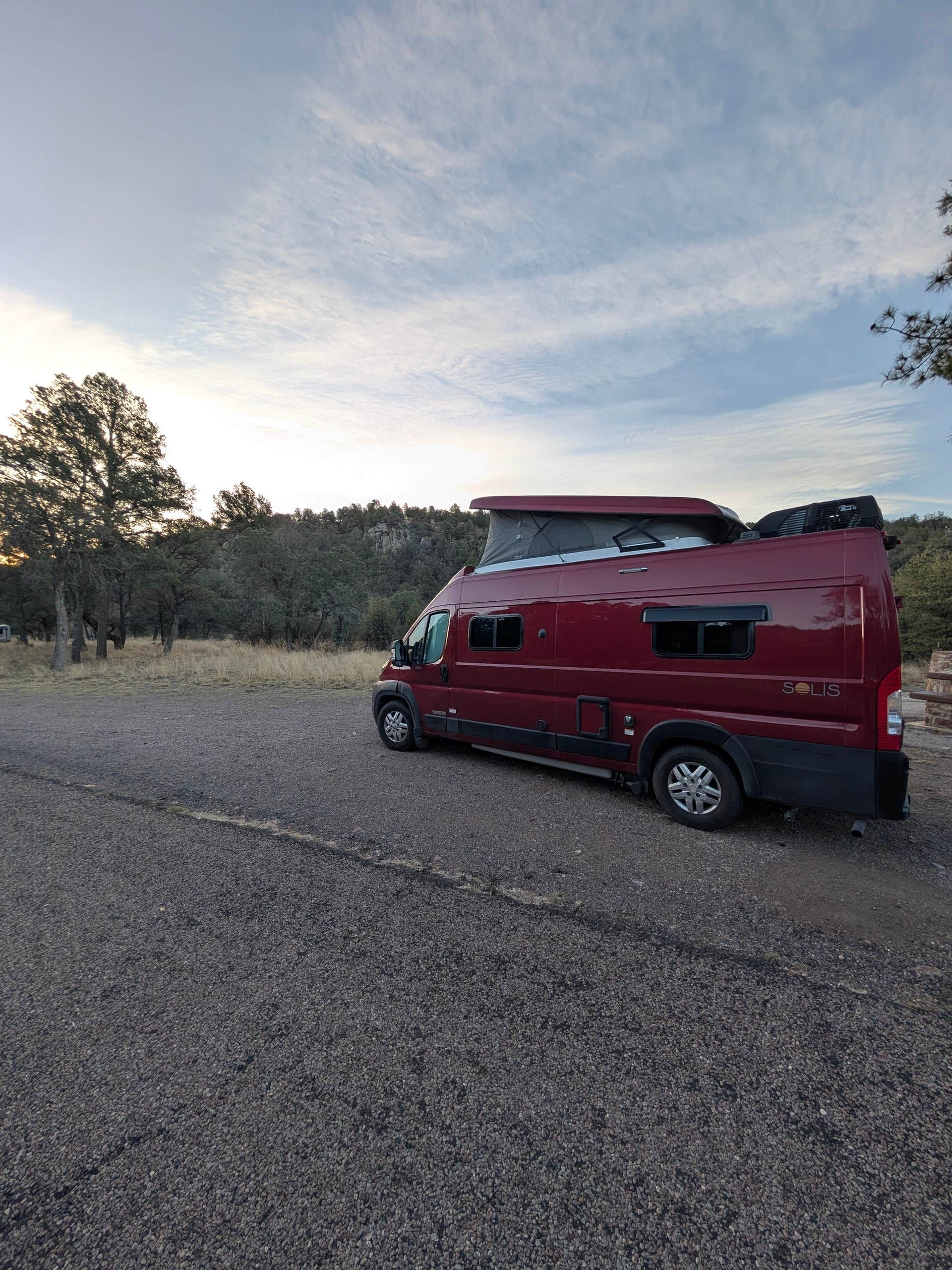 Bob B.'s photo of rv camping at Madera Canyon Roadside Park Dispersed near Marfa, TX