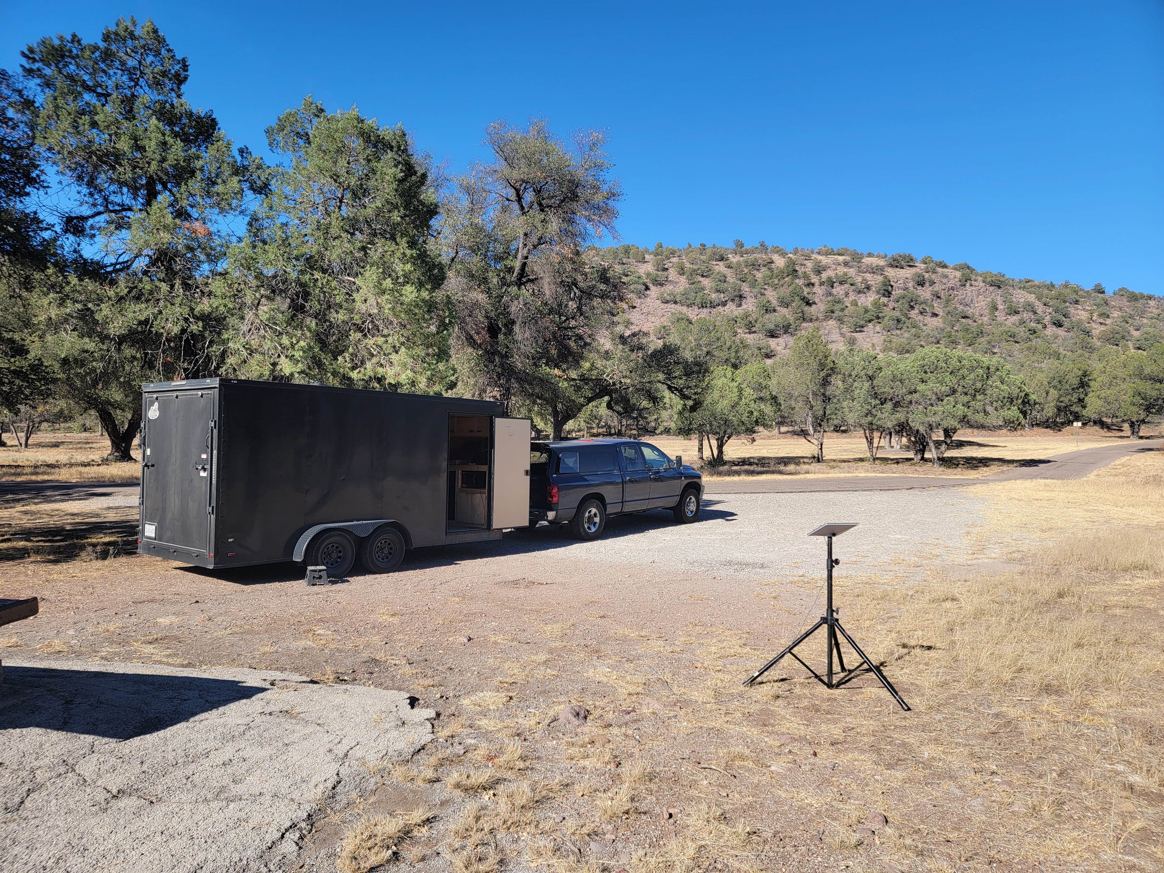 Jordan P.'s photo of rv camping at Madera Canyon Roadside Park Dispersed near Marfa, TX