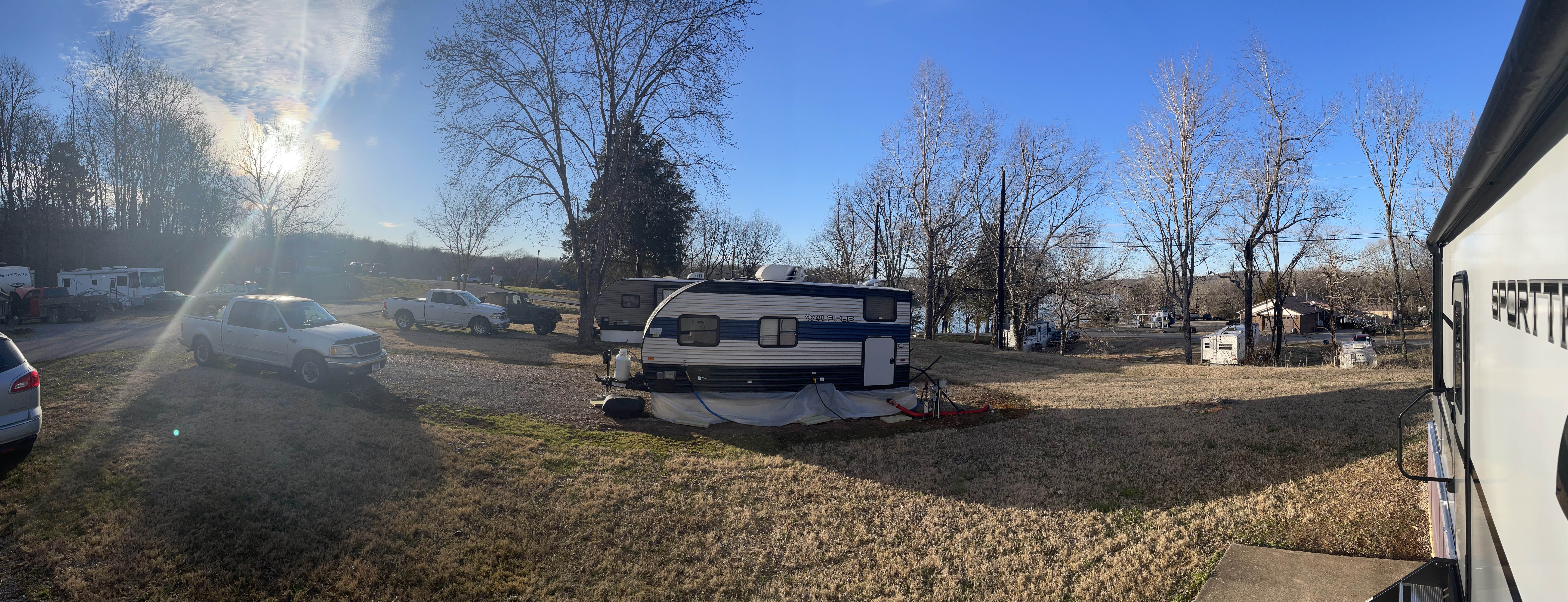 sarah D.'s photo of rv camping at Elk Harbor Lakeside Campground near Pleasant View, TN