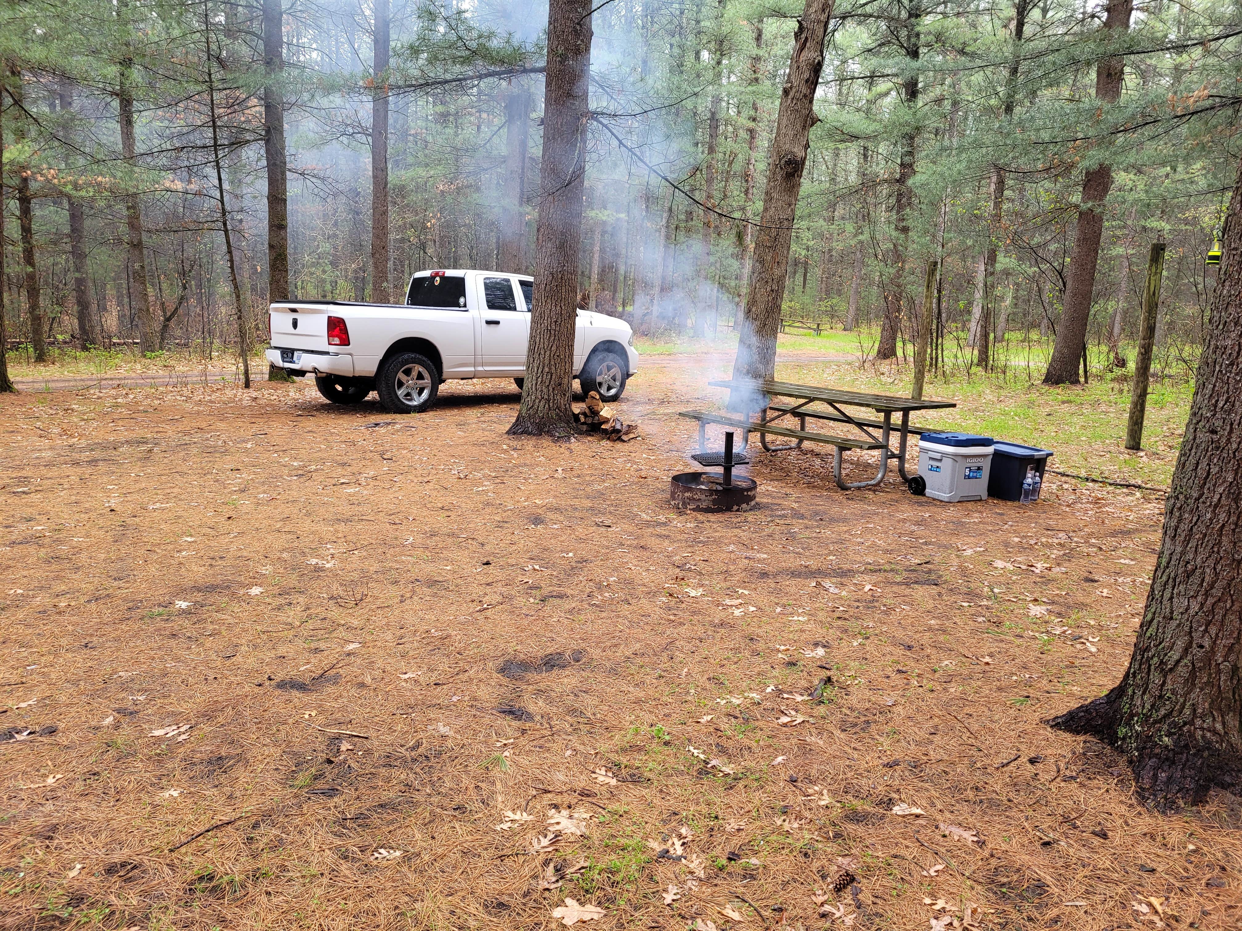 Mario F.'s photo at Manistee National Forest Marzinski Horse Trail Campground near Free Soil, MI