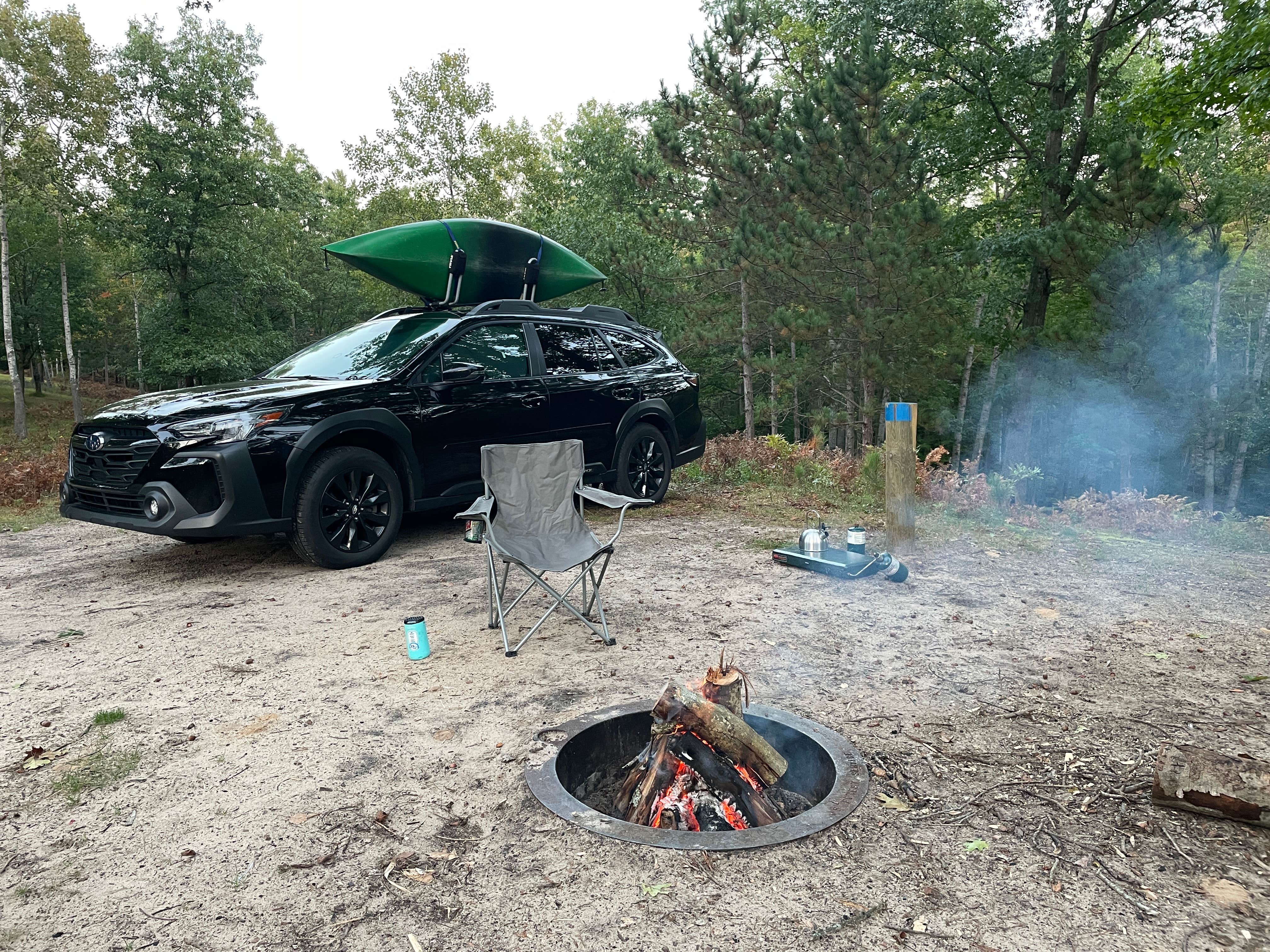 Camper submitted image from Green Road Dispersed - Manistee NF - 1