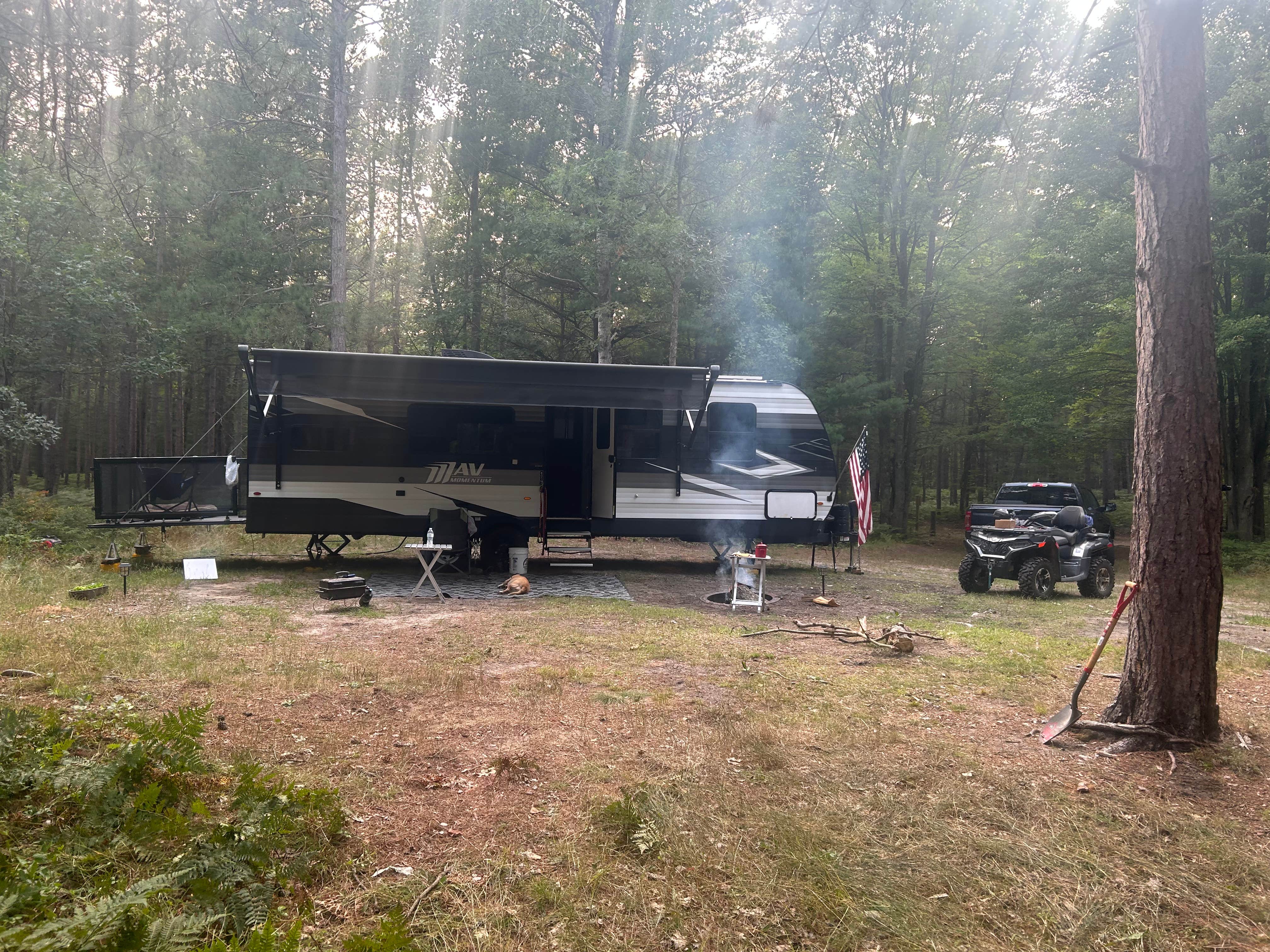 Camper-submitted photo at Green Road Dispersed - Manistee NF near Arcadia, MI