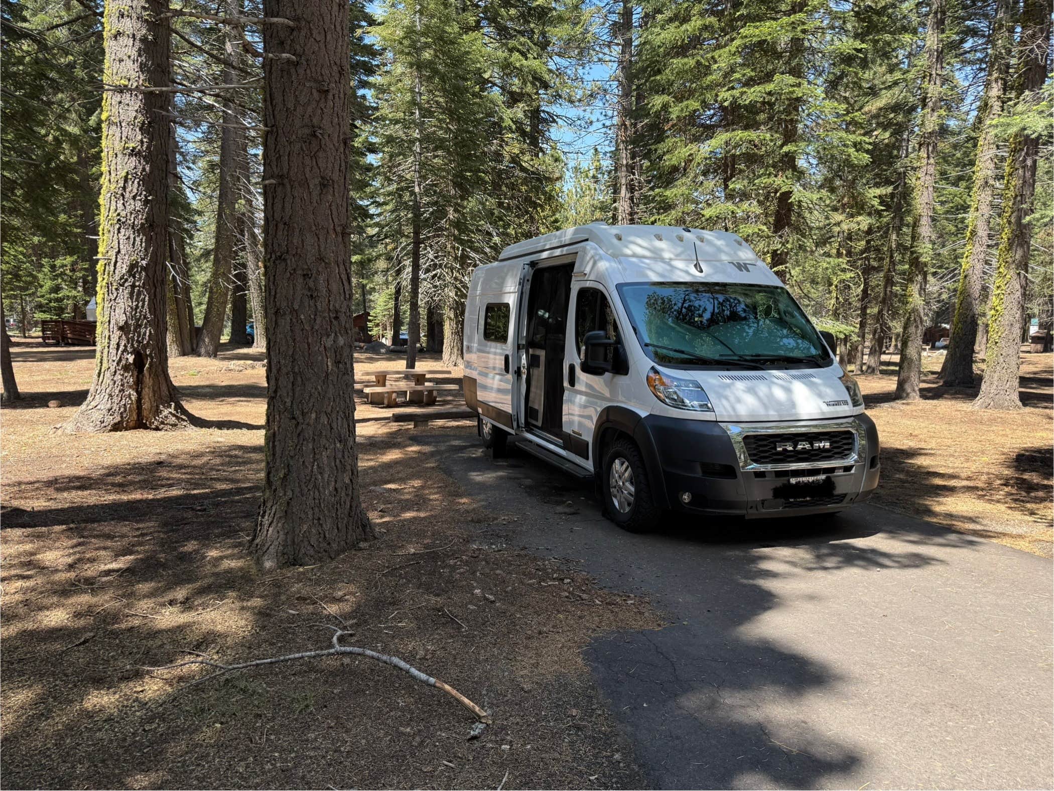 Kim G.'s photo of rv camping at Manzanita Lake Campground — Lassen Volcanic National Park near Hat Creek, CA